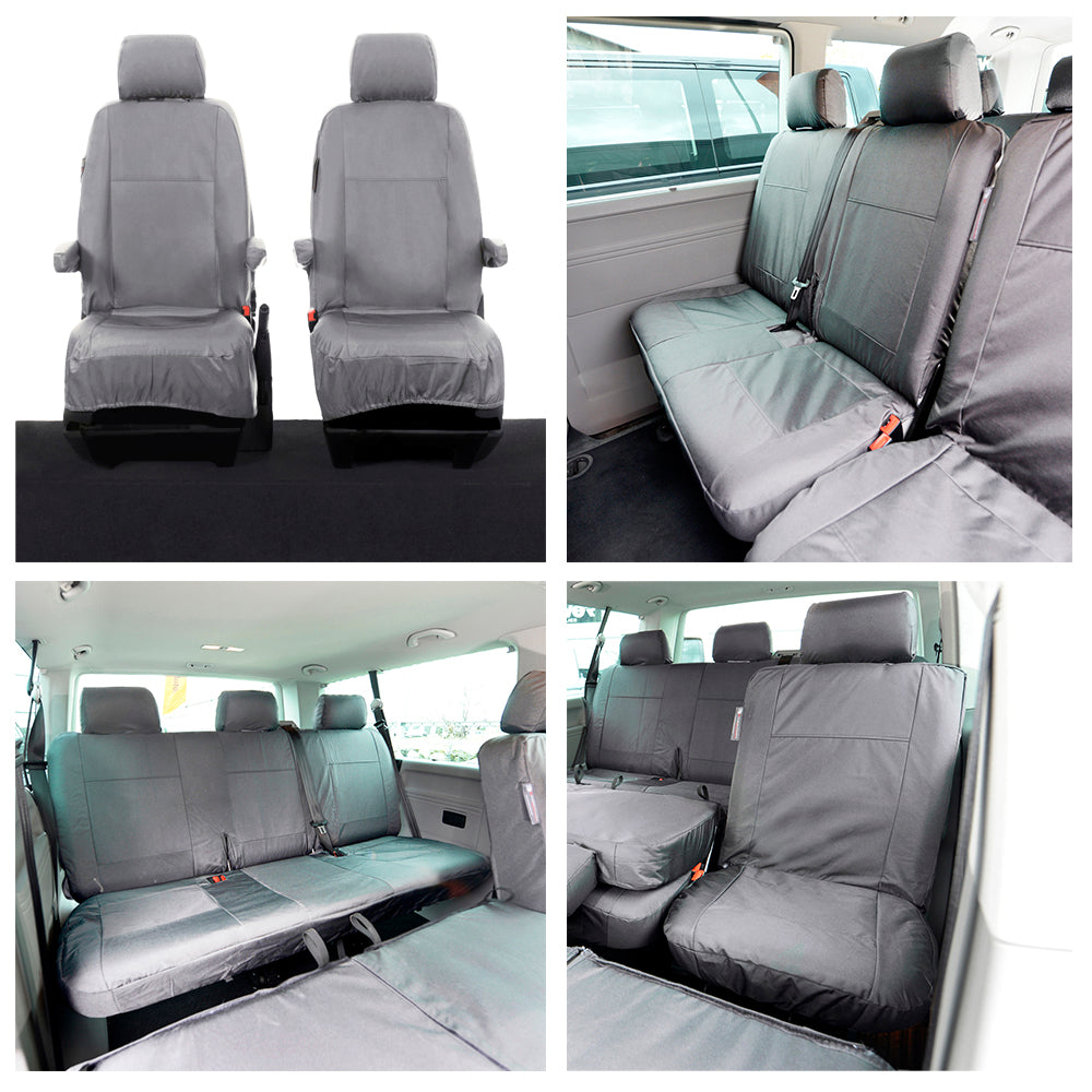 VW T6/T6.1 Shuttle Tailored Waterproof Seat Covers 2015+