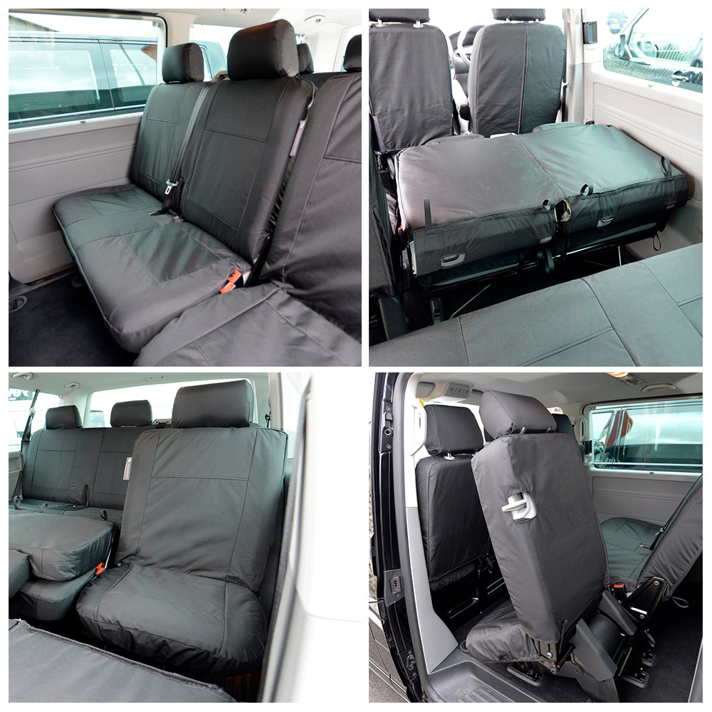 VW T6/T6.1 Shuttle Tailored Waterproof Seat Covers 2015+