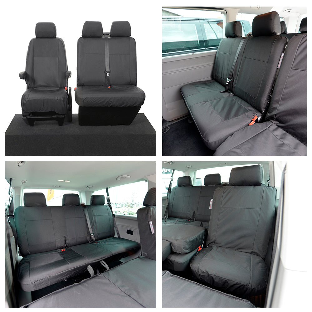 VW T6/T6.1 Shuttle Tailored Waterproof Seat Covers 2015+