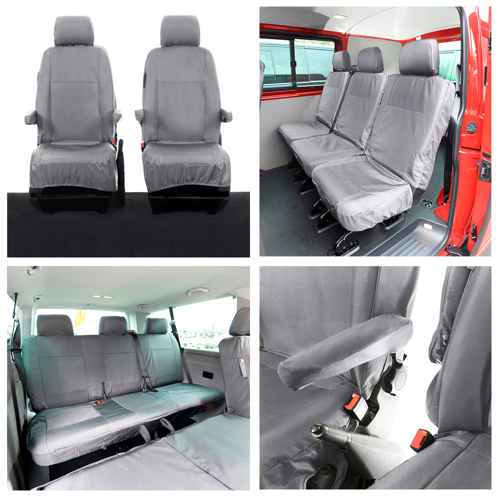 VW T6/T6.1 Shuttle Tailored Waterproof Seat Covers 2015+