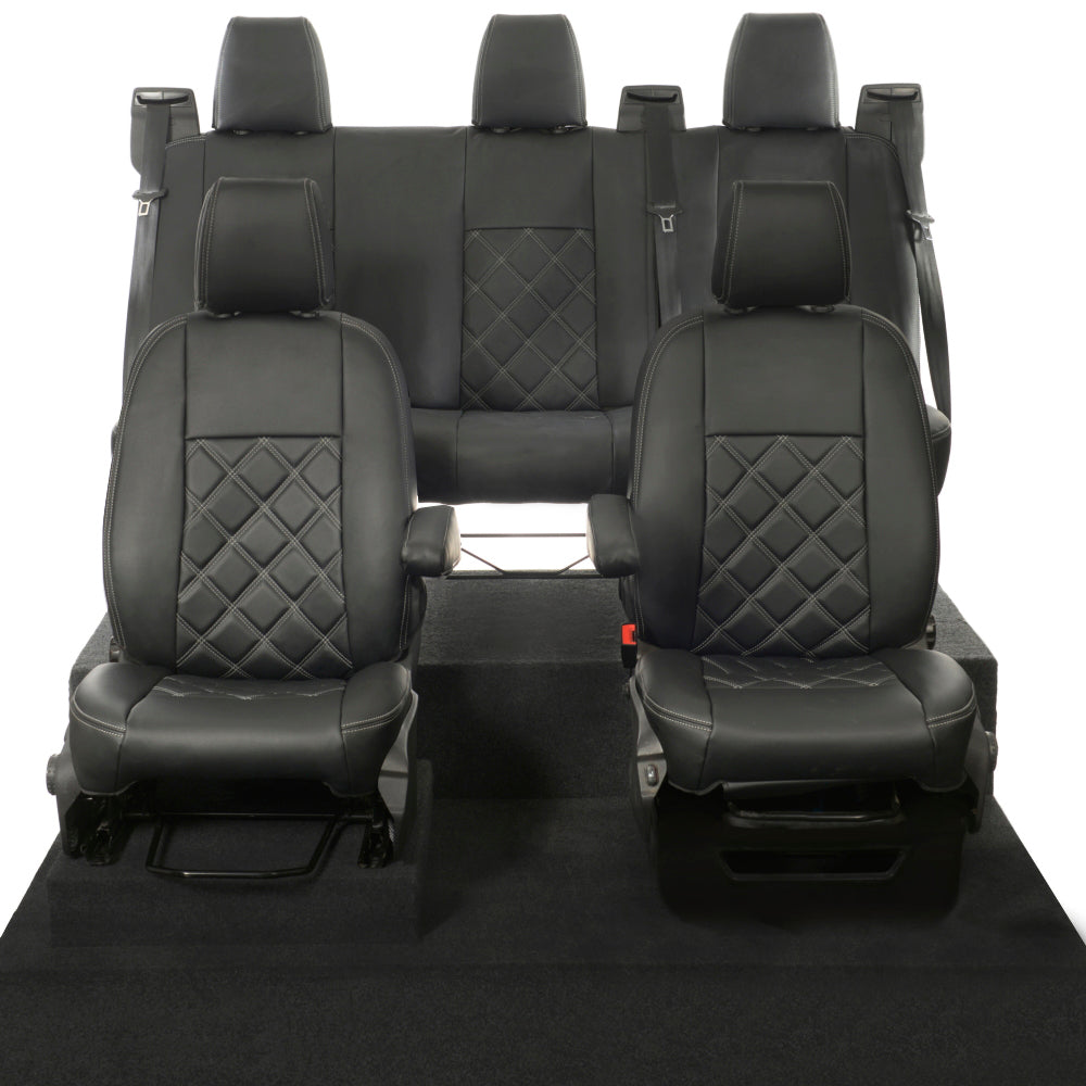 Ford Transit Custom Tailored Leatherette Seat Covers (2013-2023)