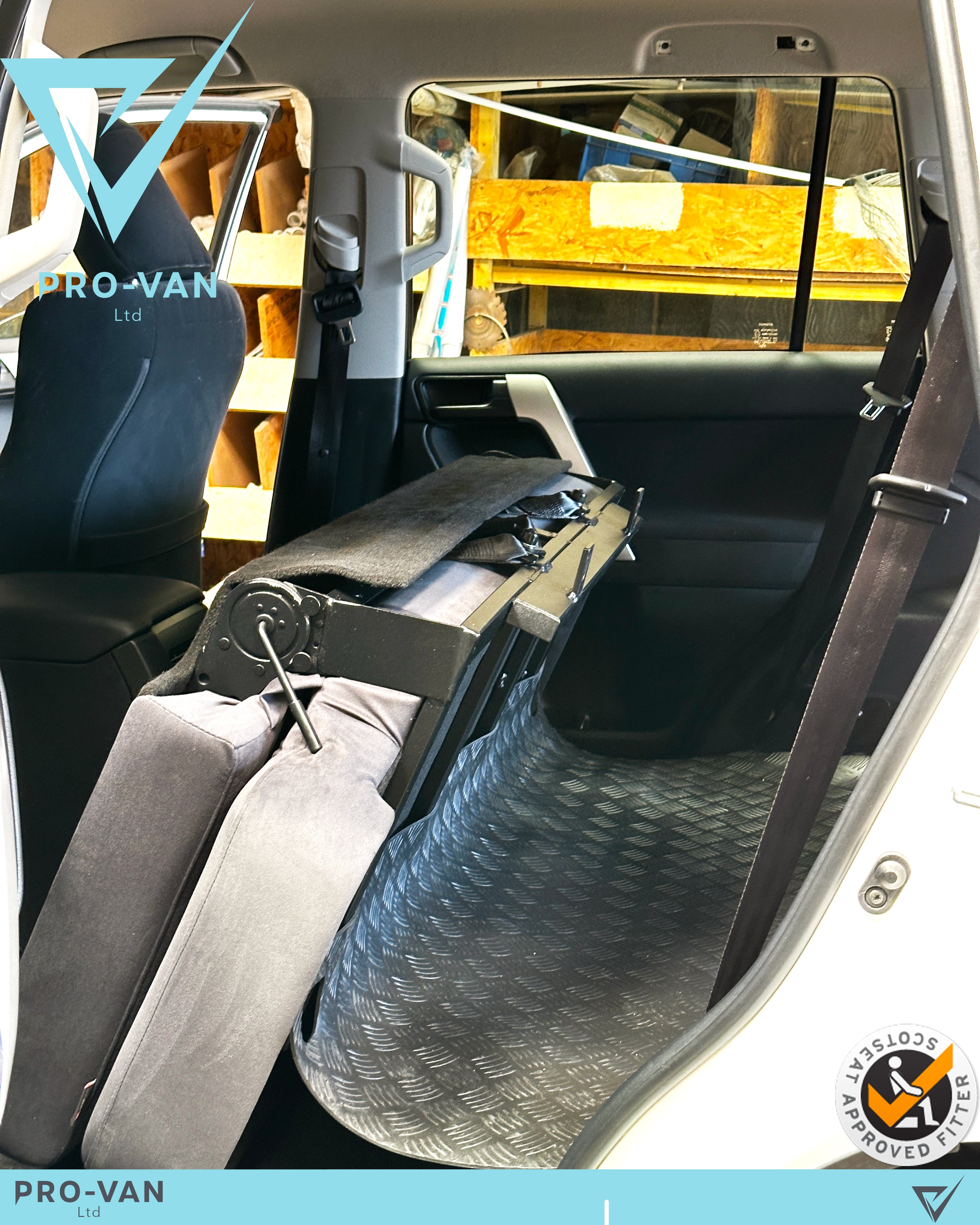 Toyota Land Cruiser Commercial LWB Rear Seat Conversion