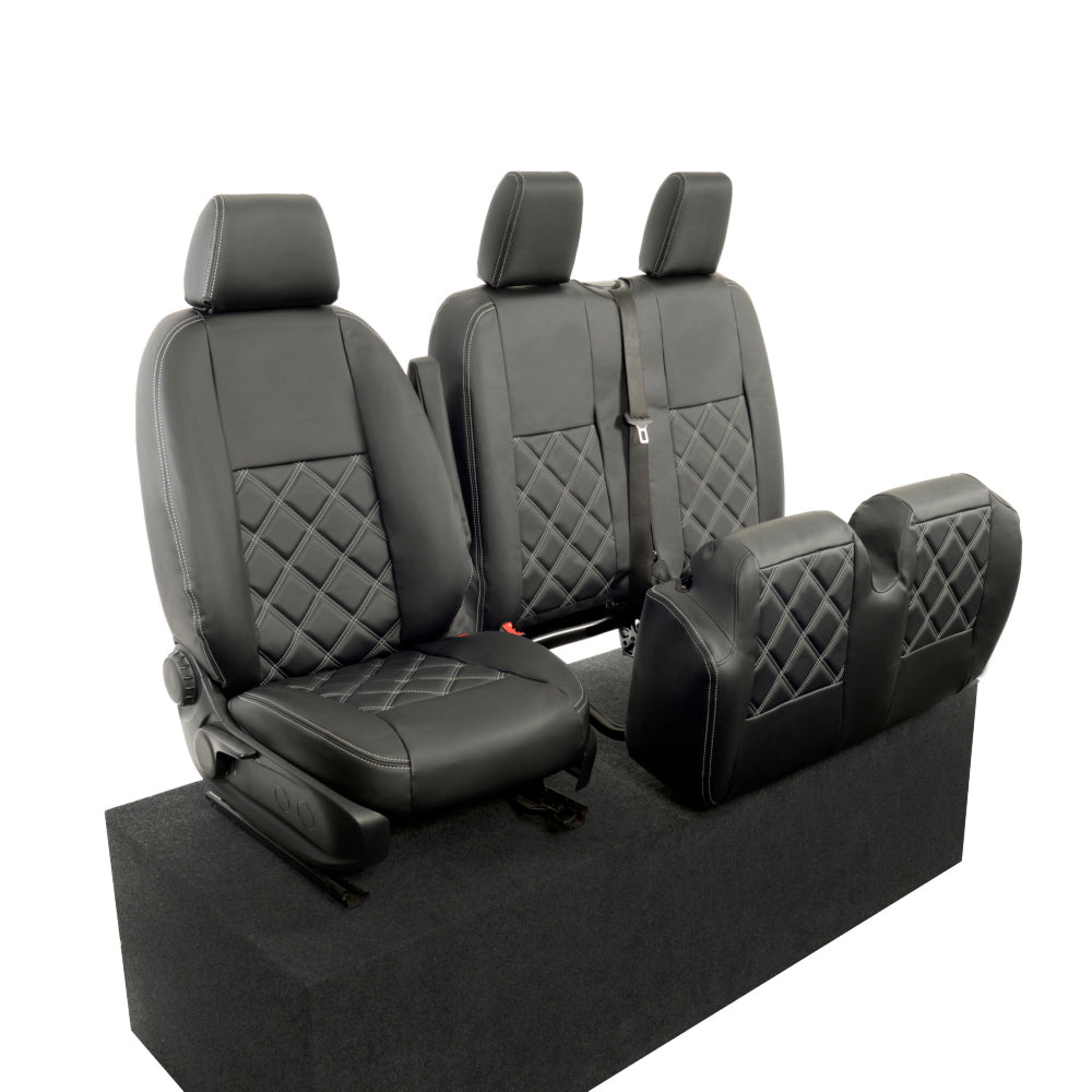 Mercedes Sprinter Van Tailored Leatherette Seat Covers 2006+