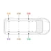 ULTI Bar Trade Steel 3 Roof Bars – Ford Transit Custom L1H1 (2023–Present)