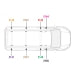 ULTI Bar Trade Steel 4 Roof Bars – Ford Transit Custom L2H1 (2023–Present)