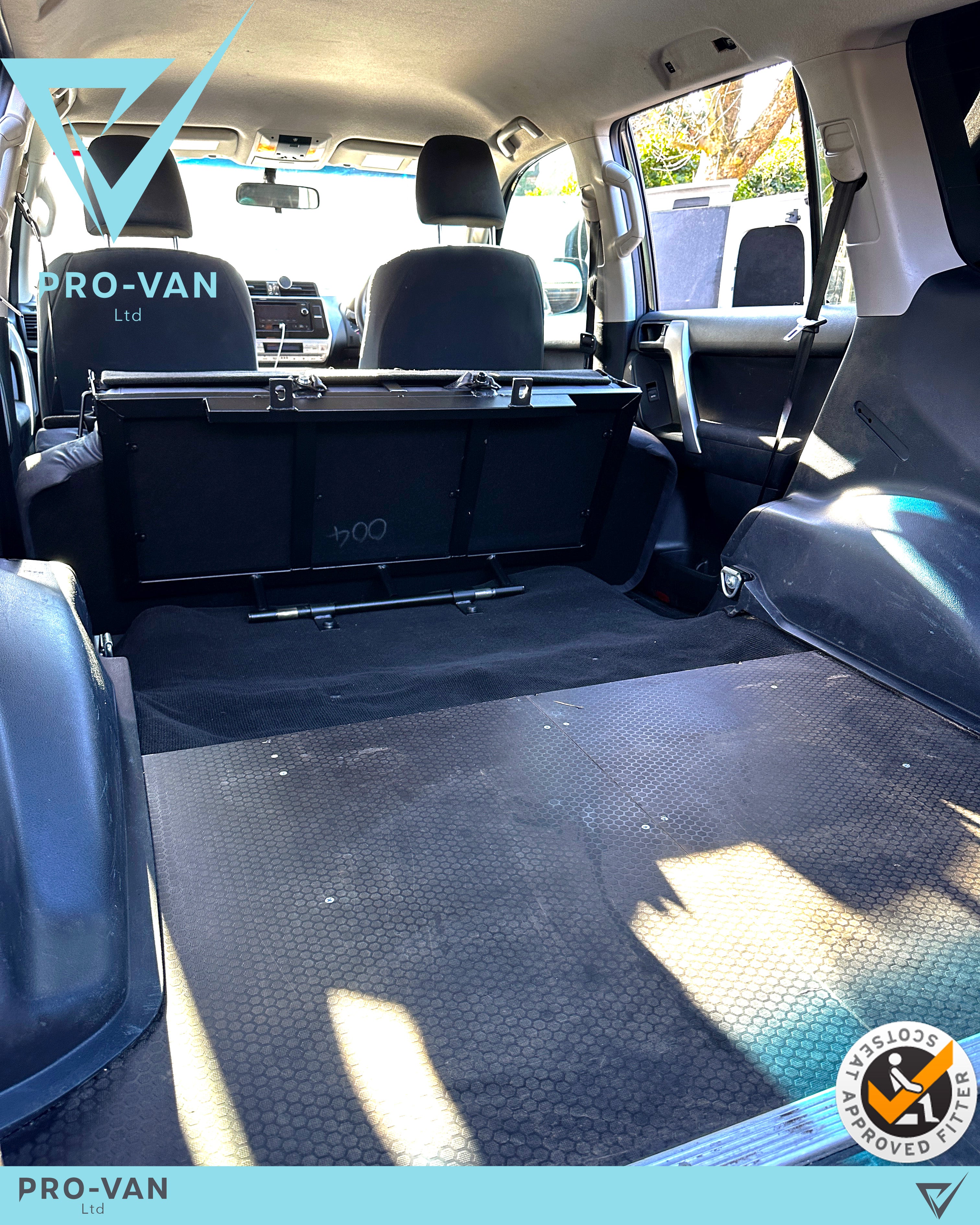 Toyota Land Cruiser Commercial LWB Rear Seat Conversion
