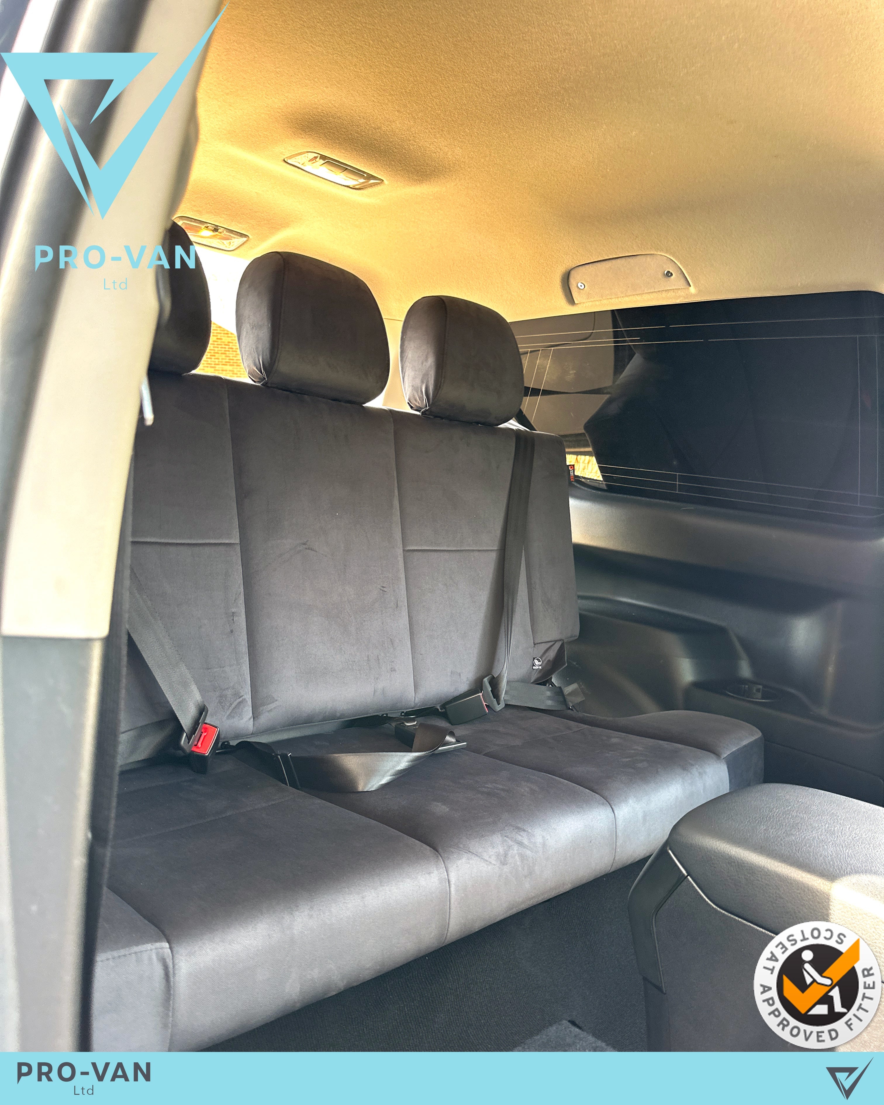 Toyota Land Cruiser Commercial SWB Rear Seat Conversion Kit