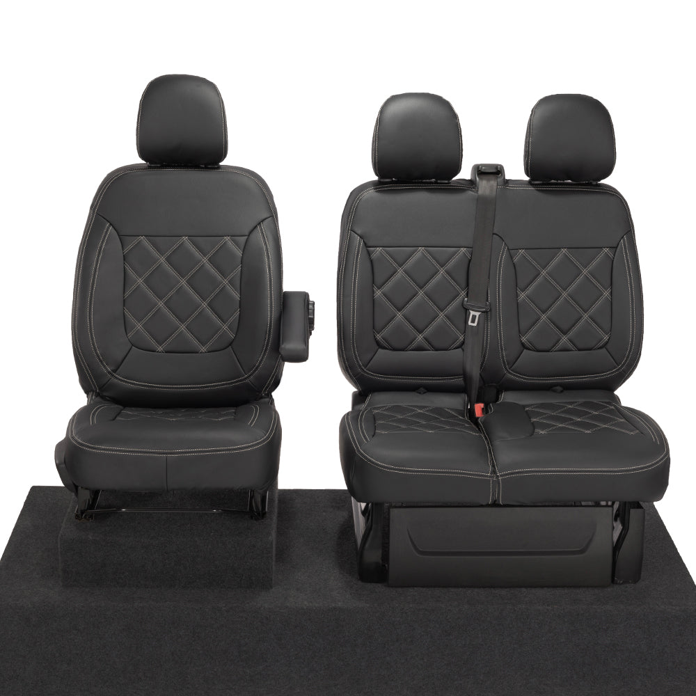 Vauxhall Vivaro Tailored Leatherette Seat Covers 2014+