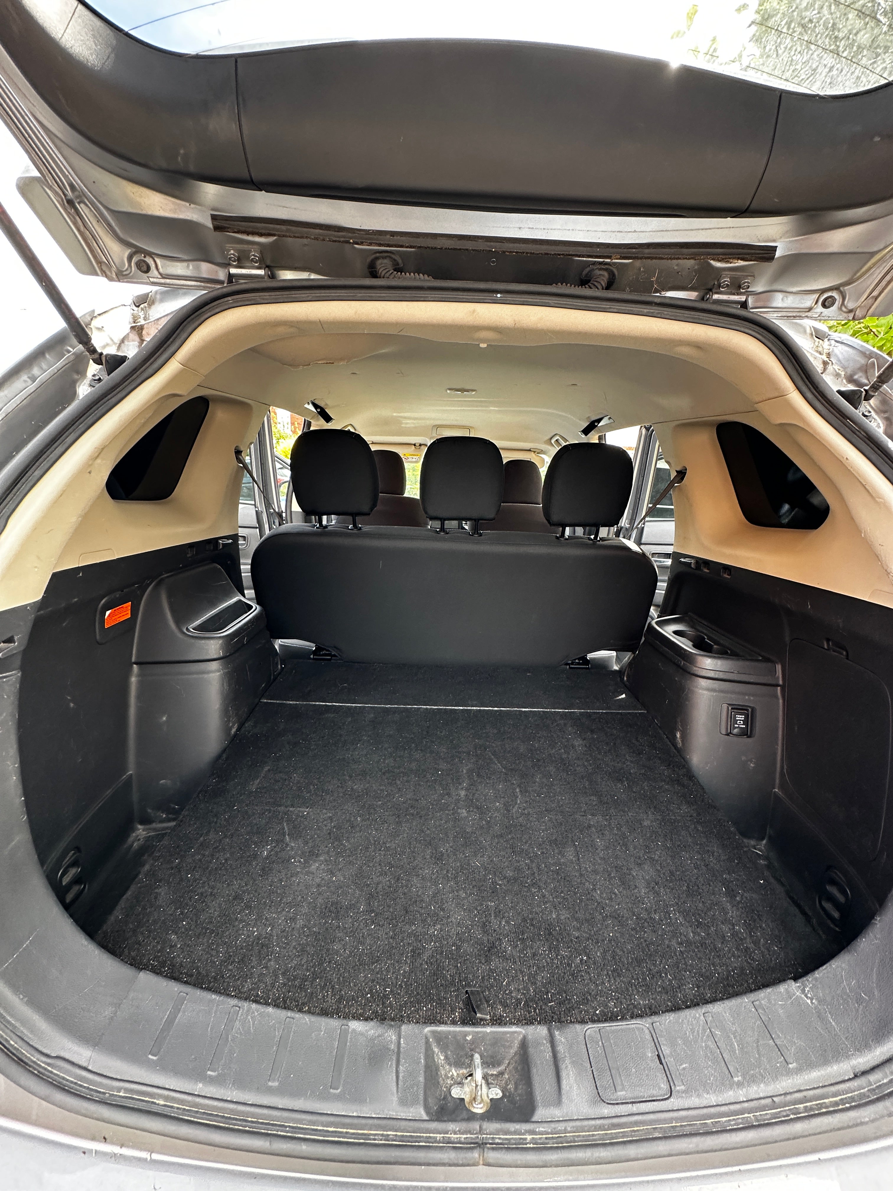 Mitsubishi Outlander PHEV Commercial Rear Seat Conversion