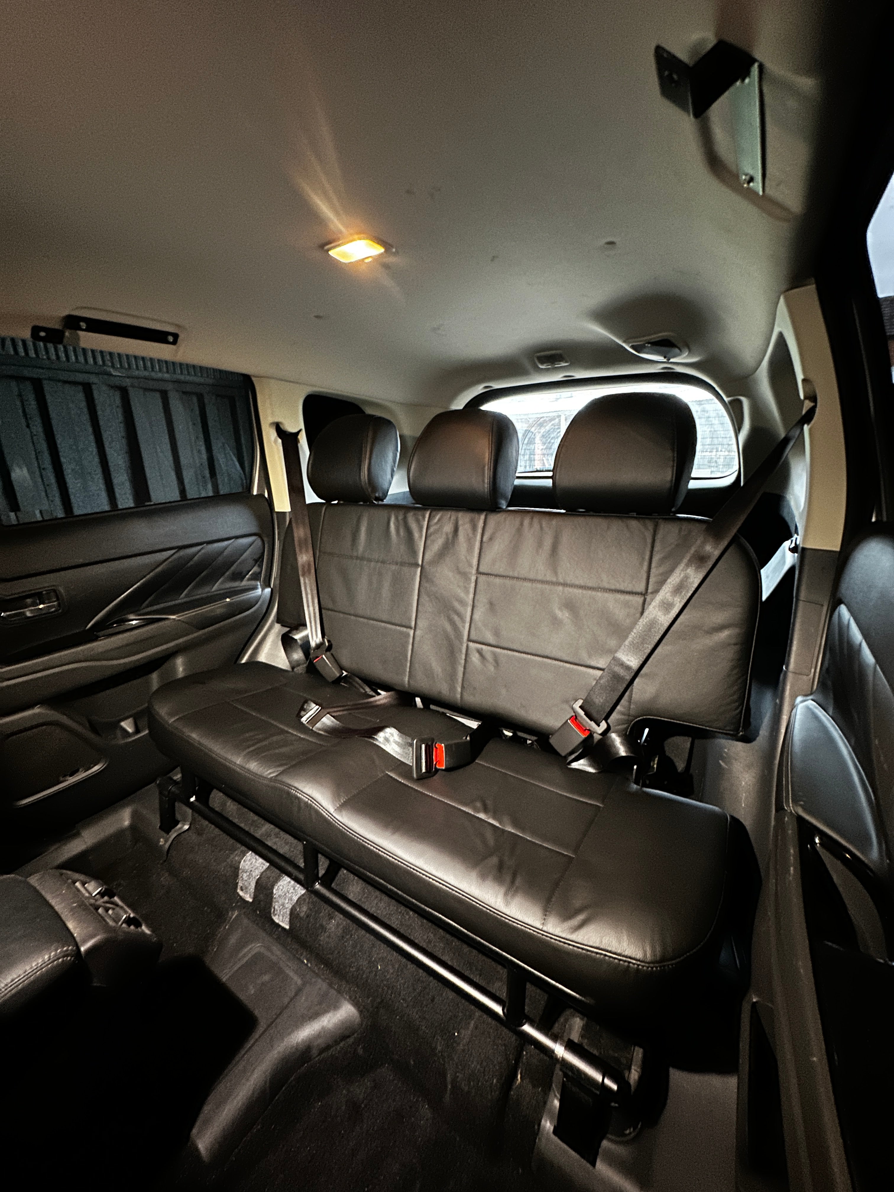 Mitsubishi Outlander PHEV Commercial Rear Seat Conversion