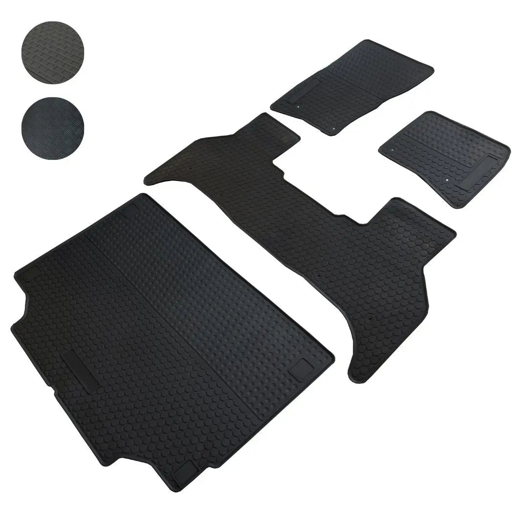 Fits Land Rover Defender 110 Rubber Floor Mats (2020+)