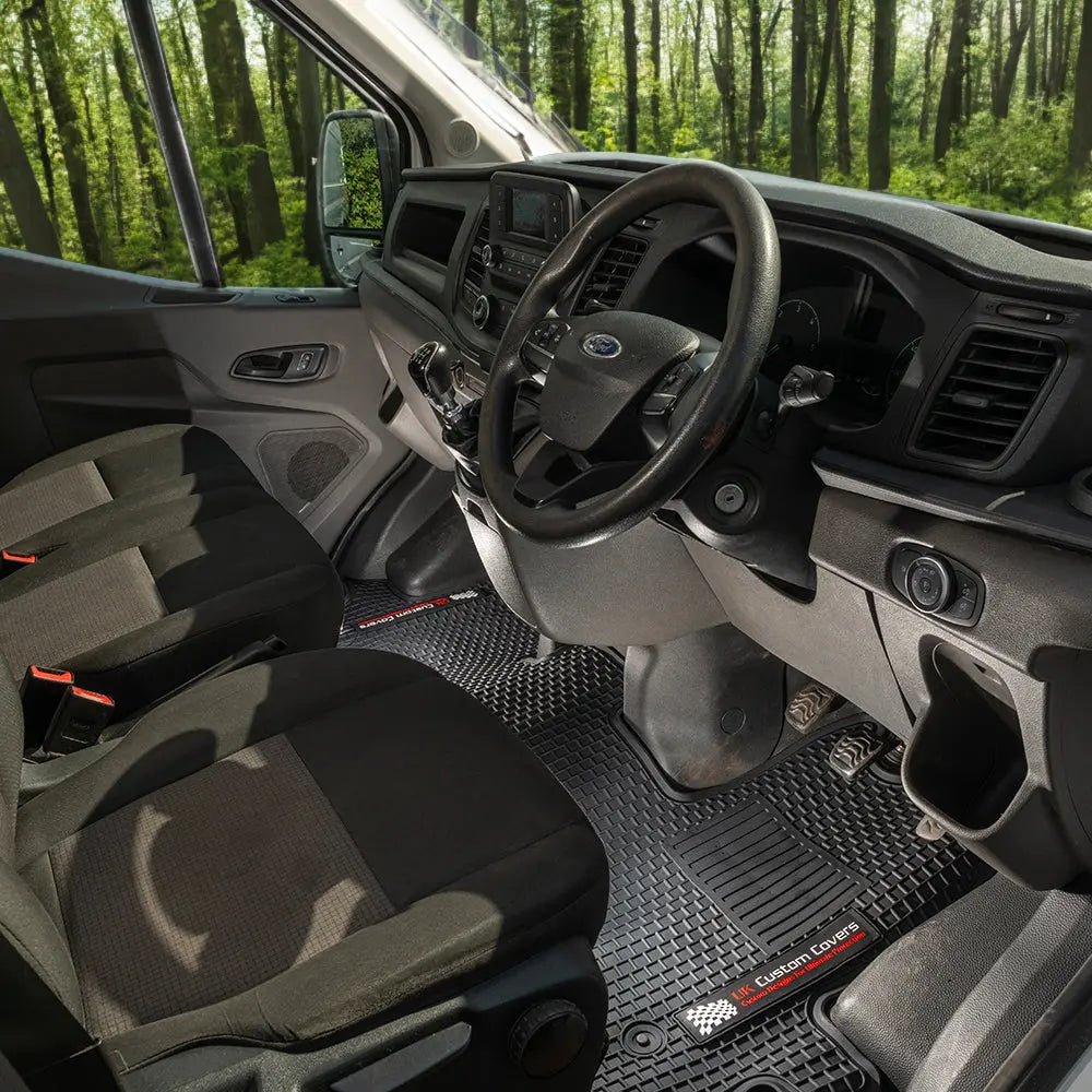 Ford Transit Van Rubber Floor Mats (2014+)