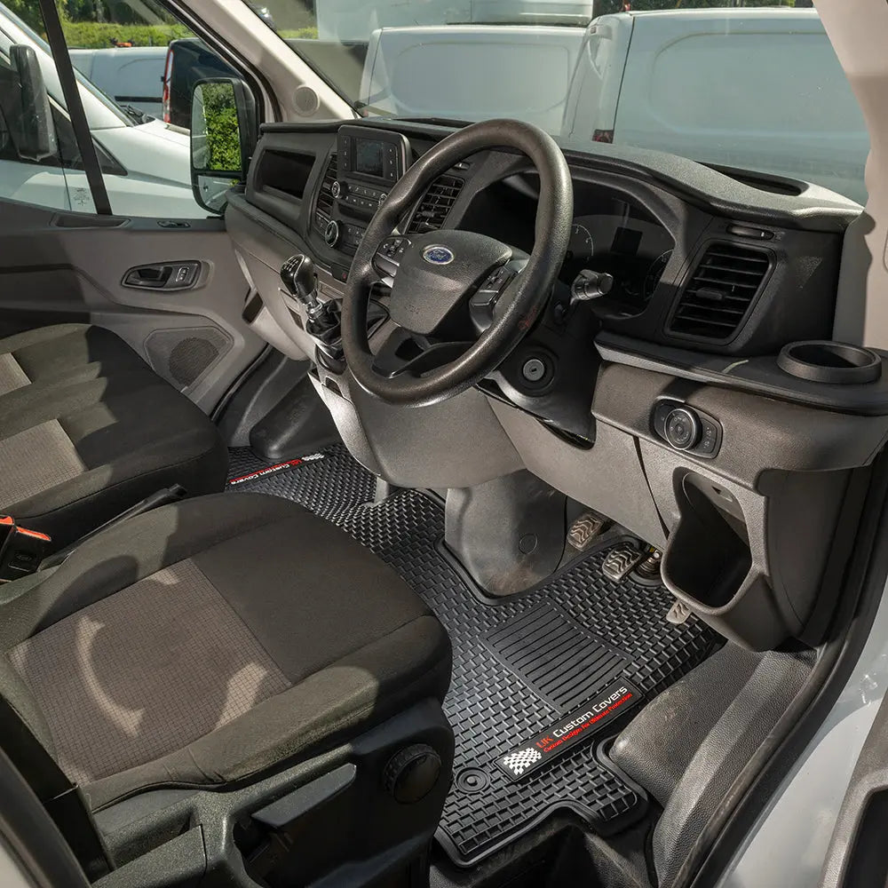 Ford Transit Van Rubber Floor Mats (2014+)