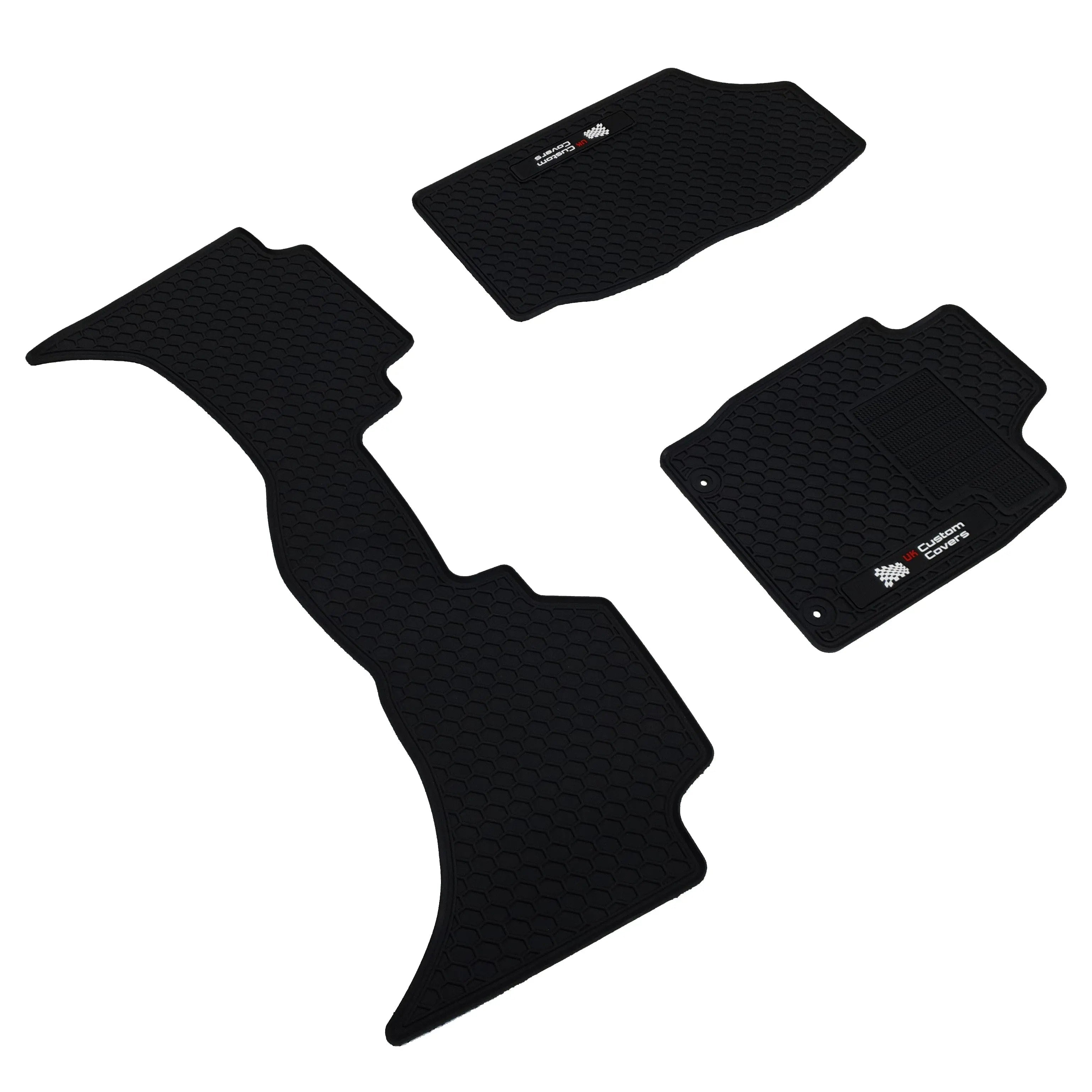 Fiat Fullback Rubber Floor Mats (Double Cab) (2017+)