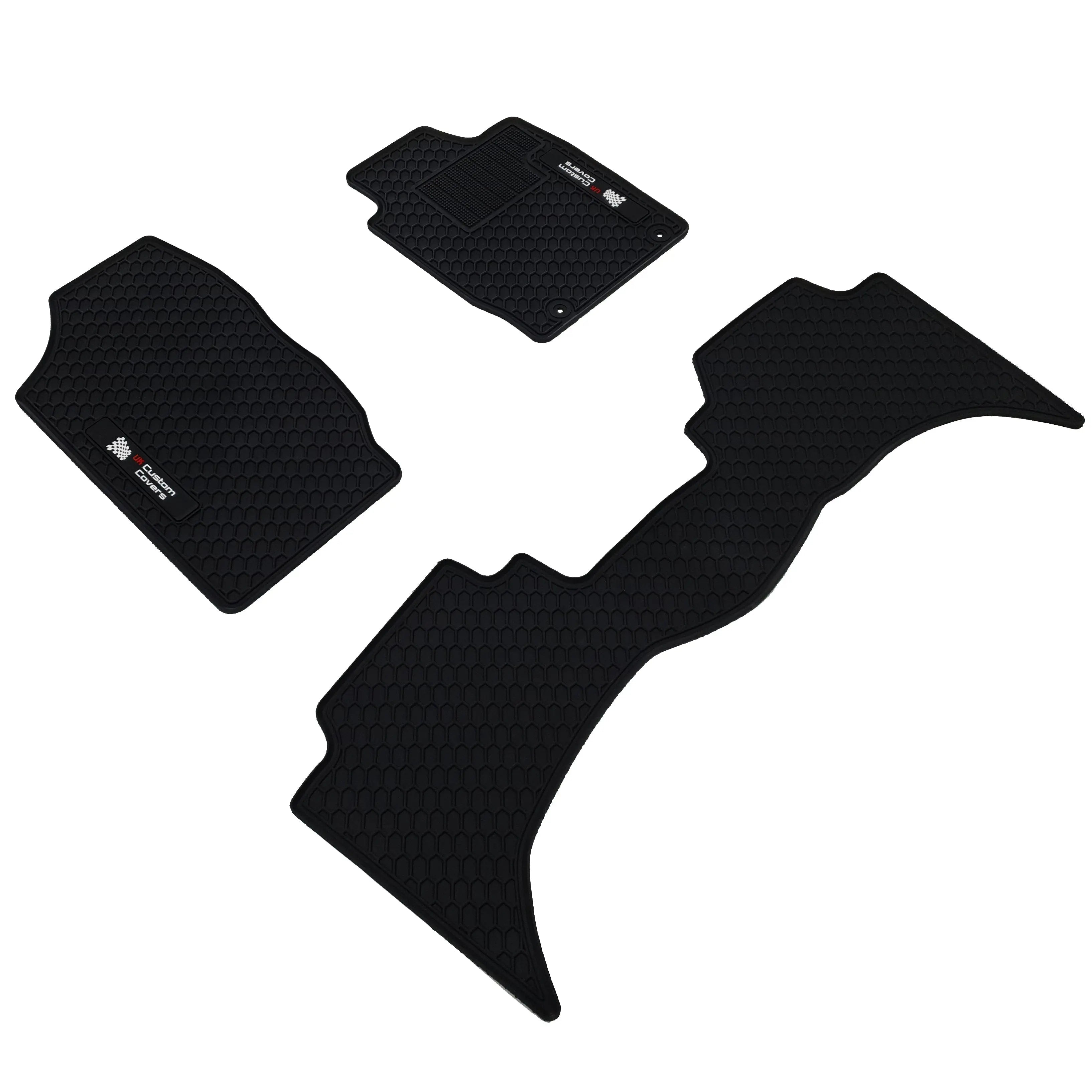 Fiat Fullback Rubber Floor Mats (Double Cab) (2017+)