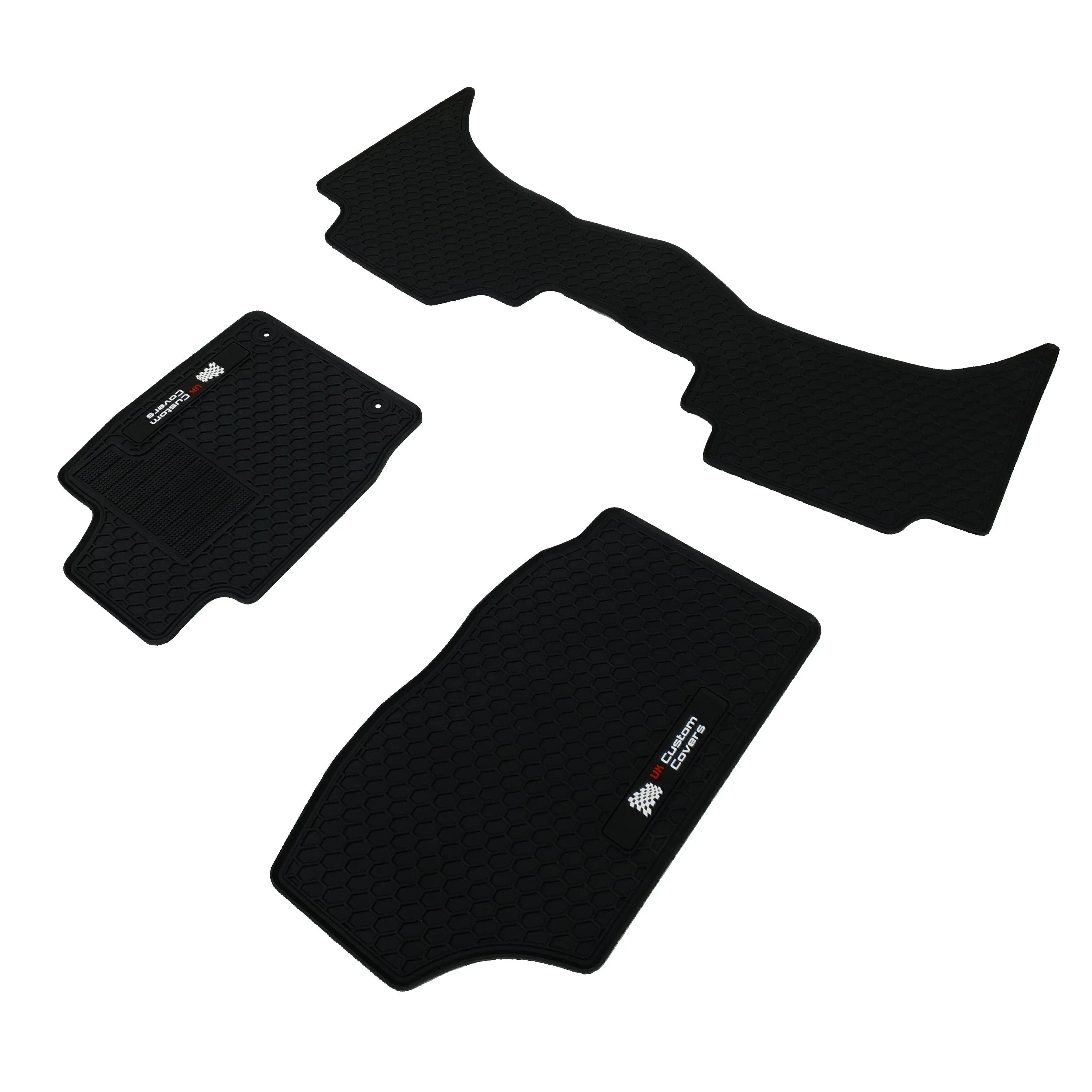 Fiat Fullback Rubber Floor Mats (Double Cab) (2017+)