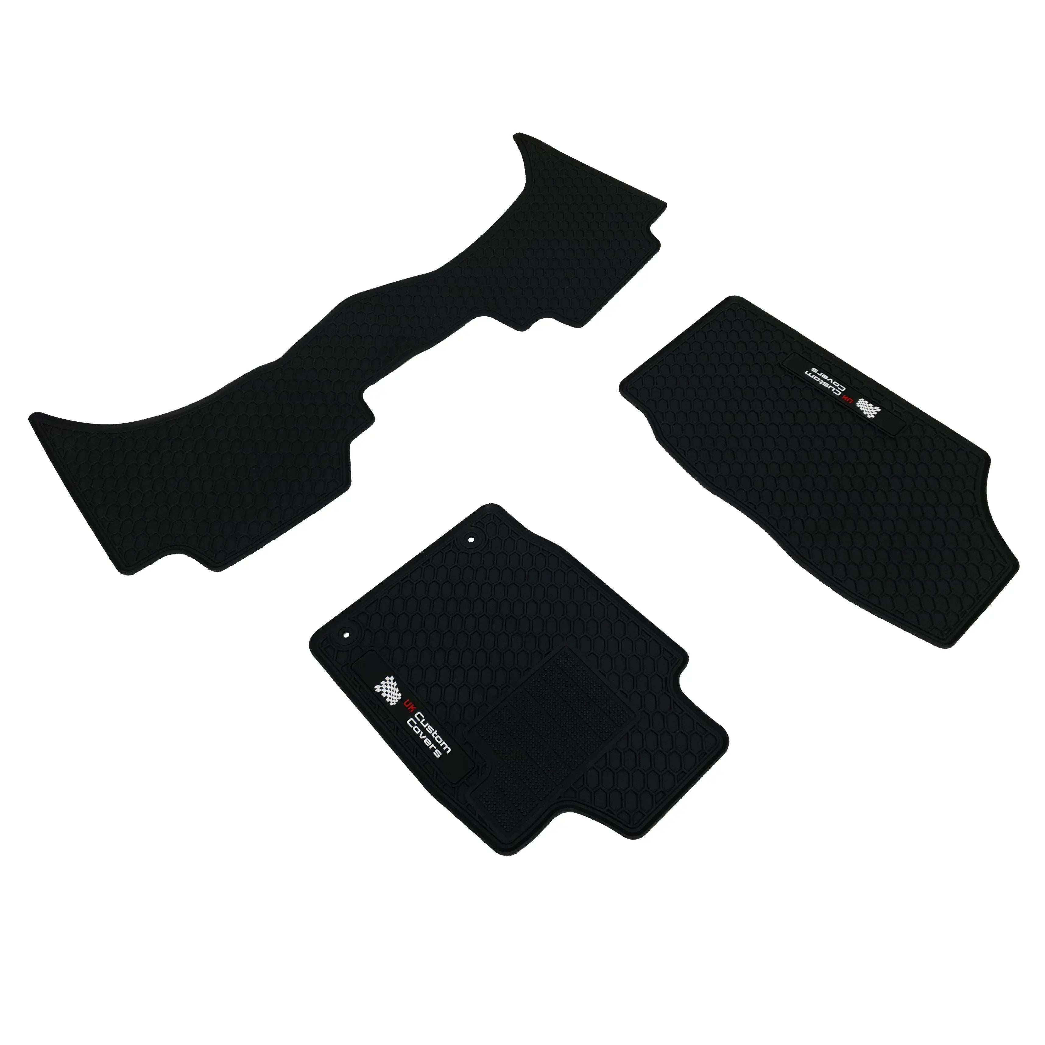 Fiat Fullback Rubber Floor Mats (Double Cab) (2017+)