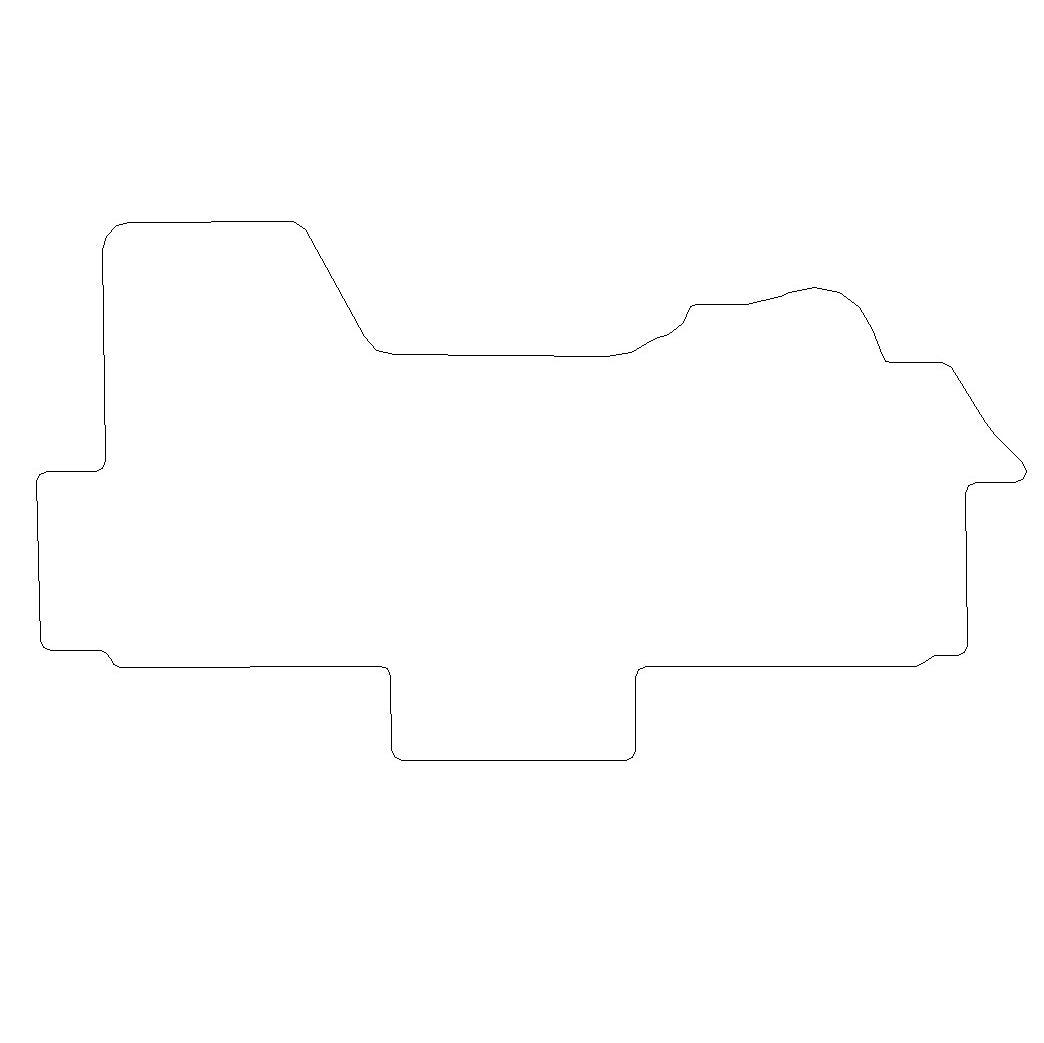 Peugeot Boxer Rubber Floor Mats (Front) (2006+)