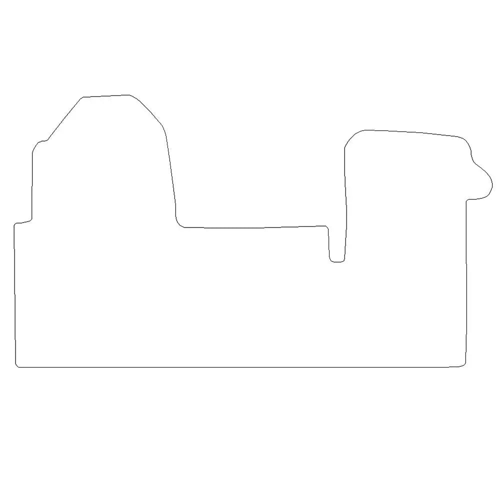 Renault Master Rubber Floor Mats (Front Cab) (2010+)