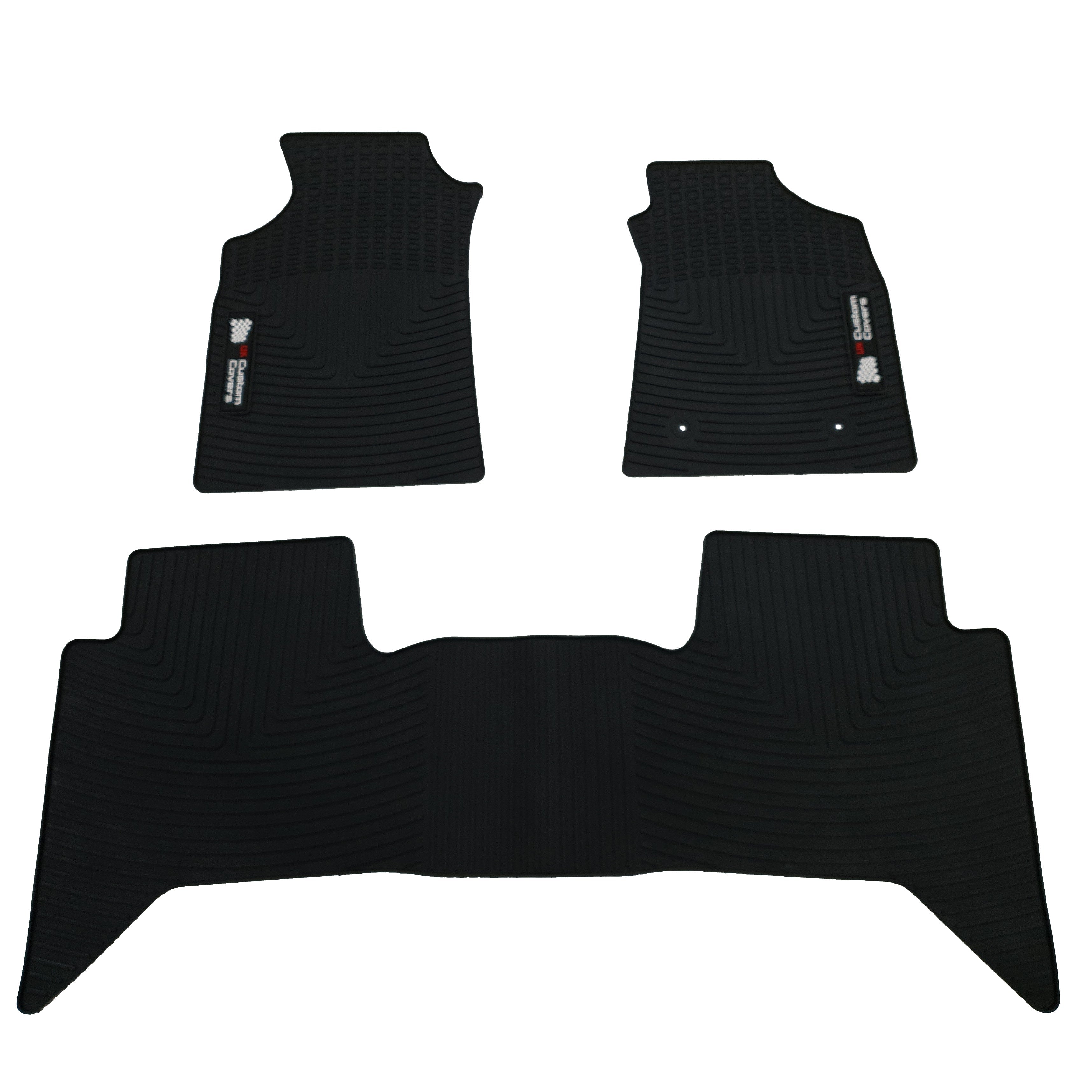 Toyota Hilux Rubber Floor Mats (2011+)