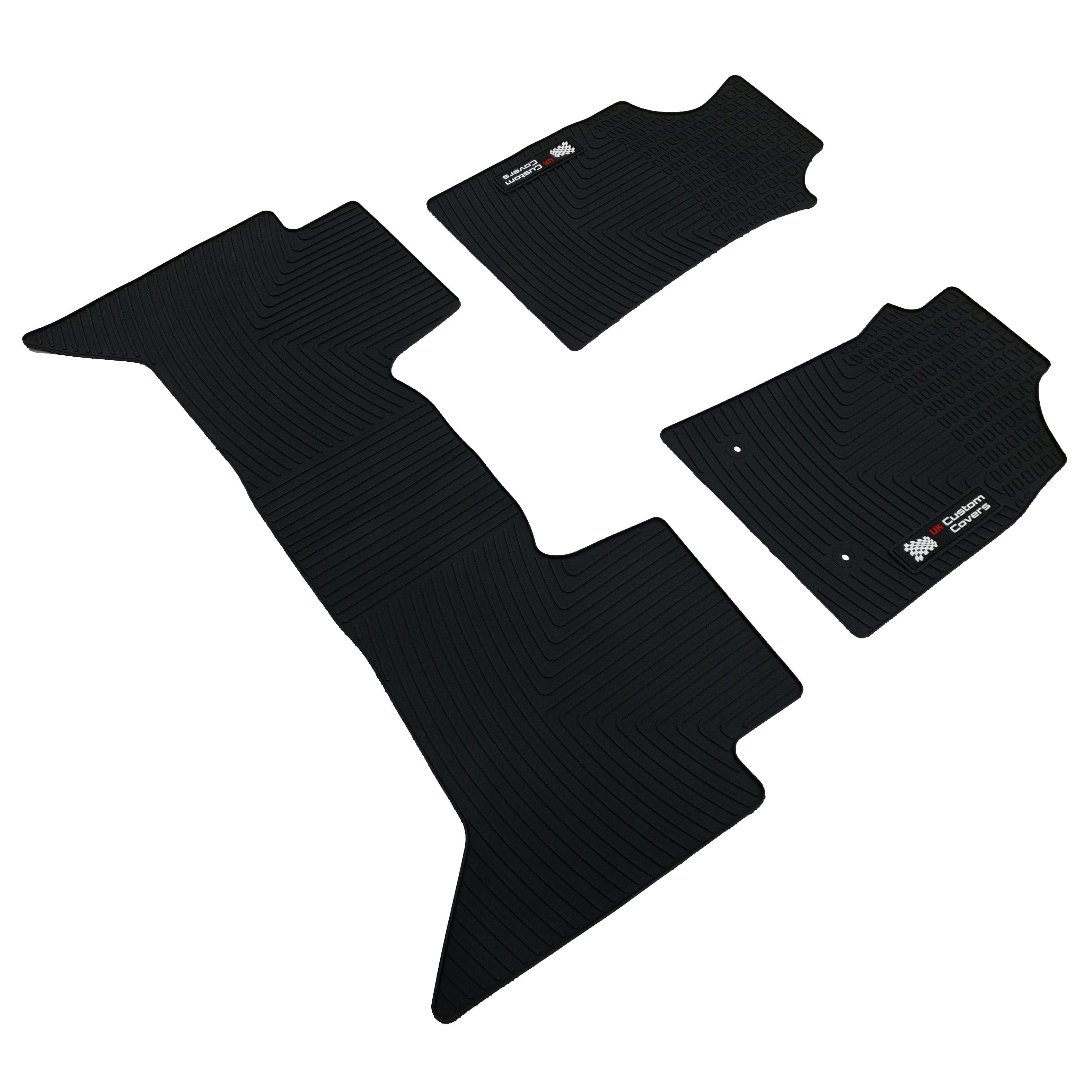 Toyota Hilux Rubber Floor Mats (2011+)