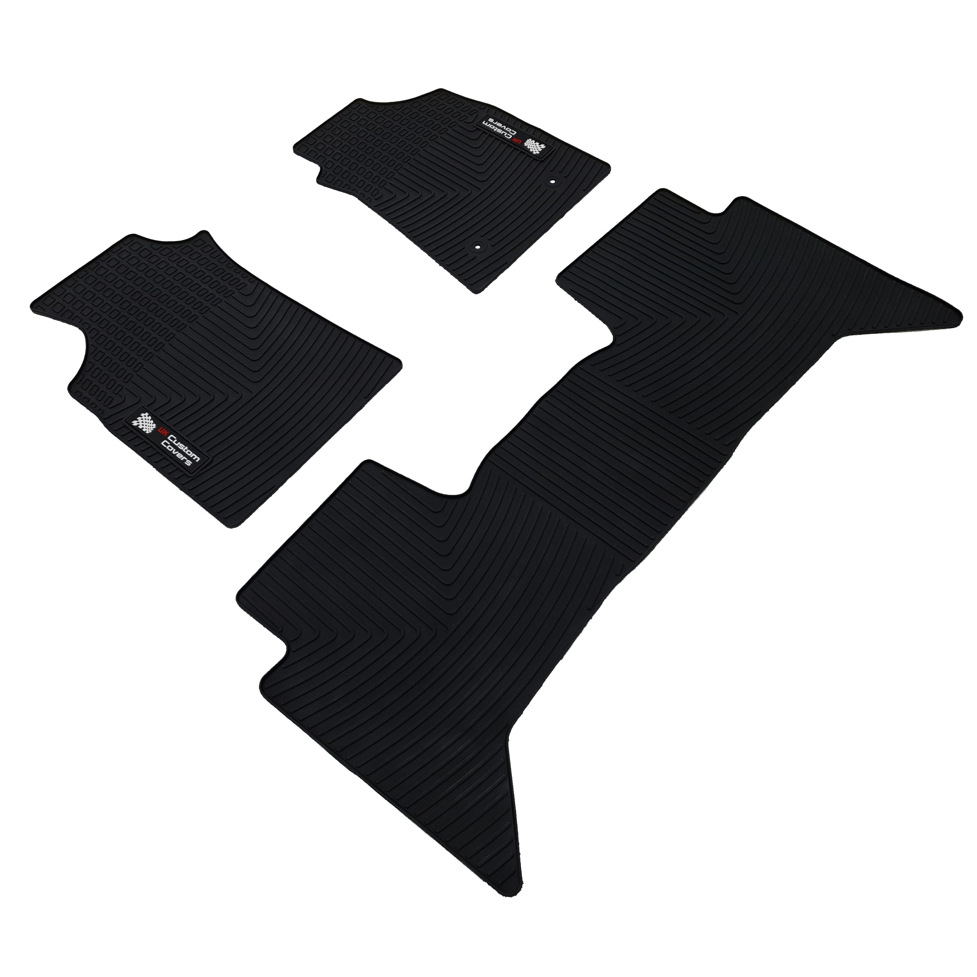 Toyota Hilux Rubber Floor Mats (2011+)