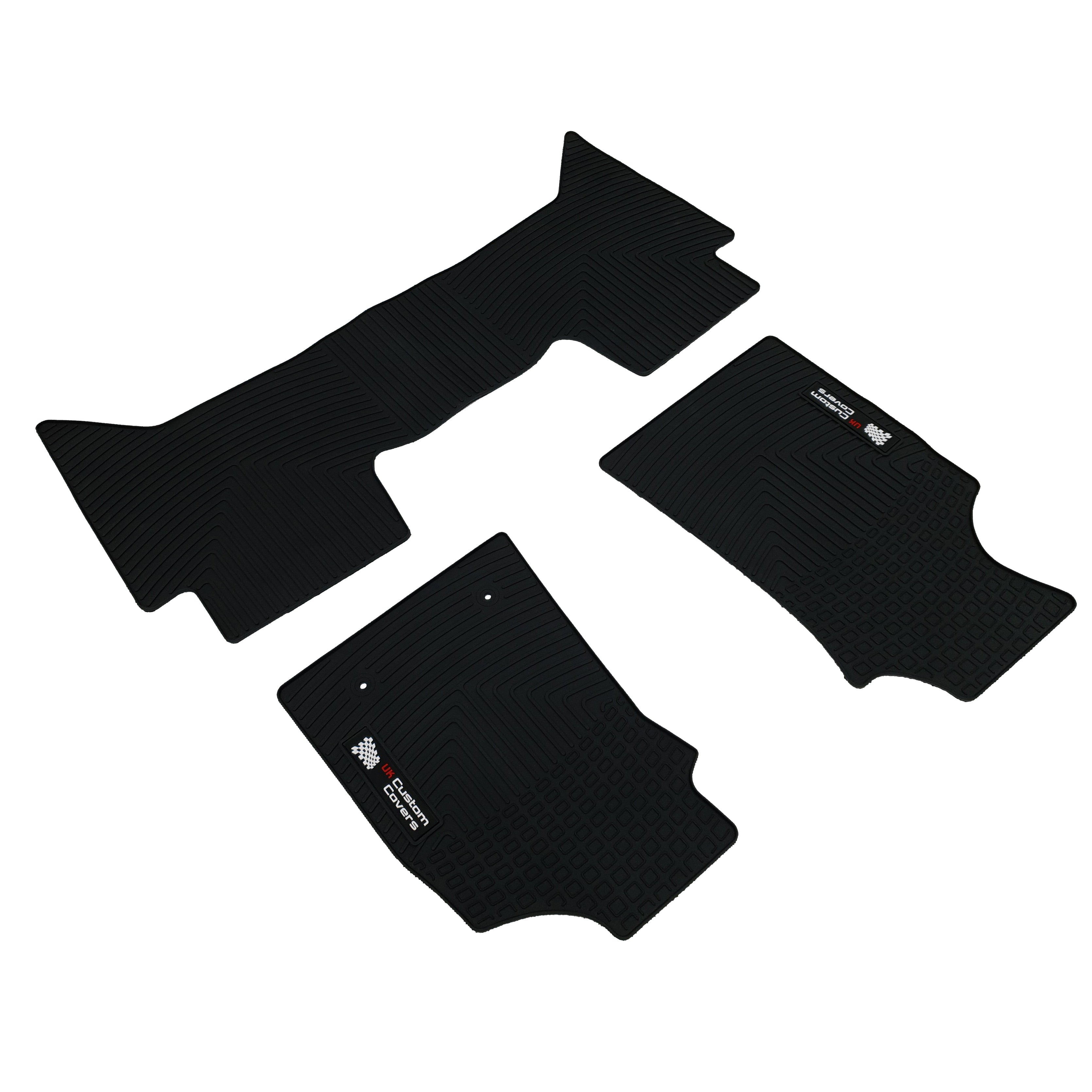 Toyota Hilux Rubber Floor Mats (2011+)