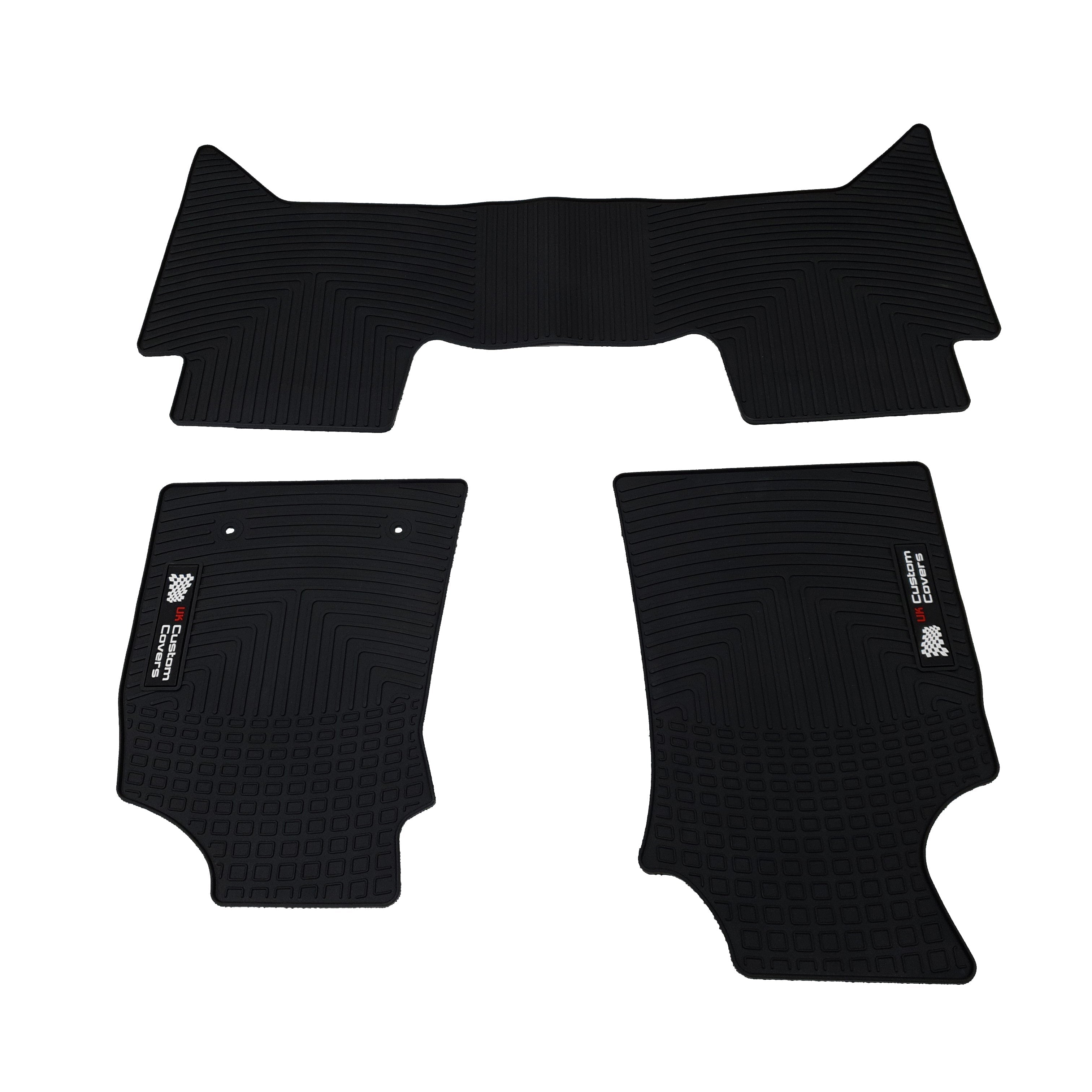 Toyota Hilux Rubber Floor Mats (2011+)