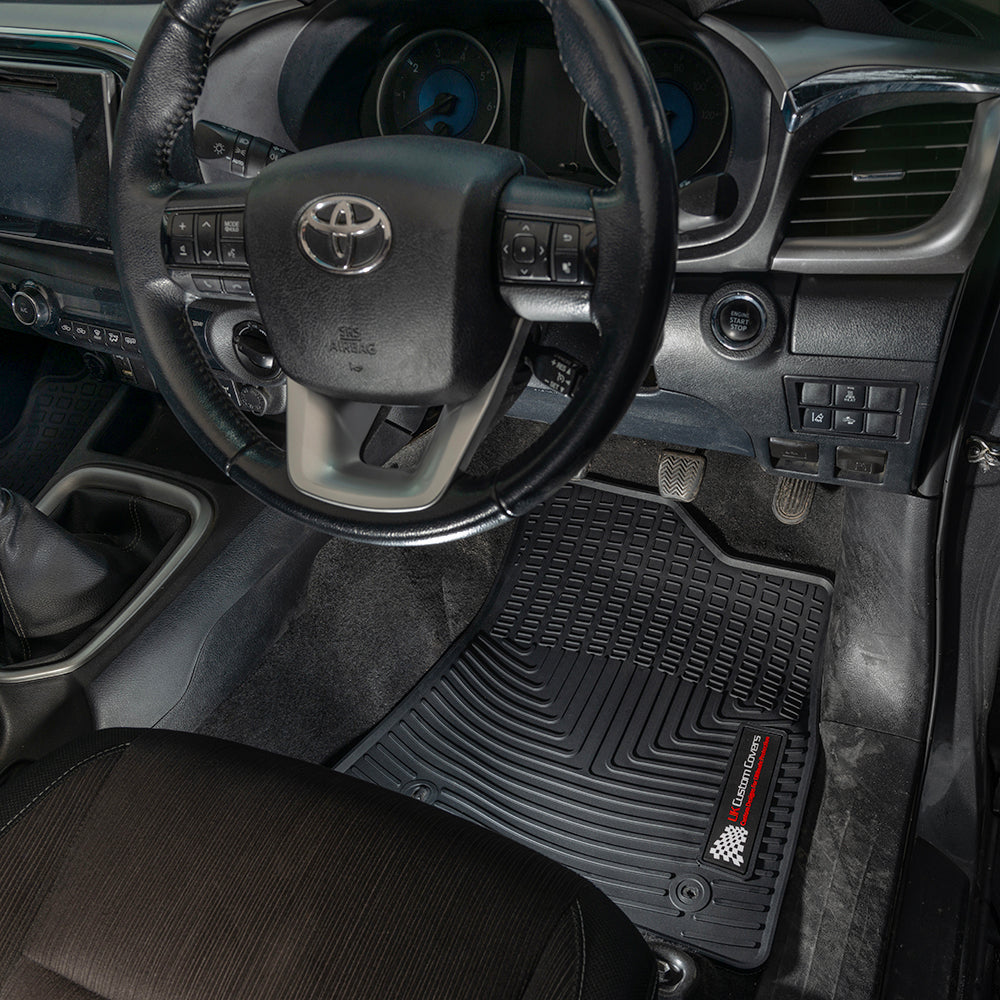 Toyota Hilux Rubber Floor Mats (2011+)