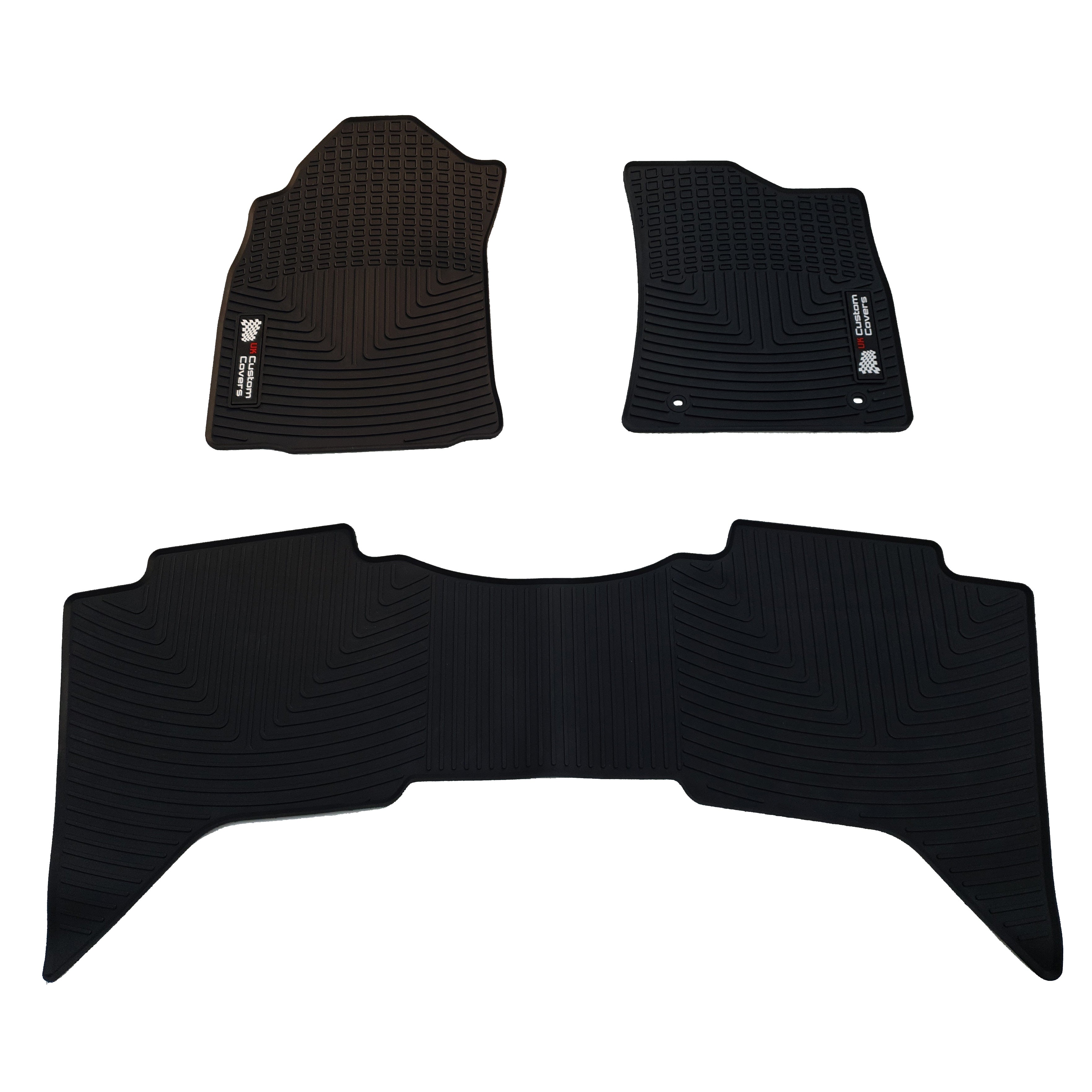 Toyota Hilux Rubber Floor Mats (2011+)