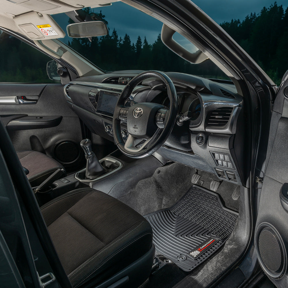 Toyota Hilux Rubber Floor Mats (2011+)