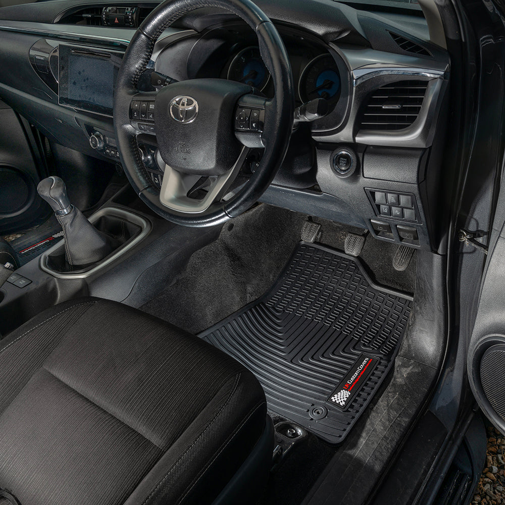 Toyota Hilux Rubber Floor Mats (2011+)