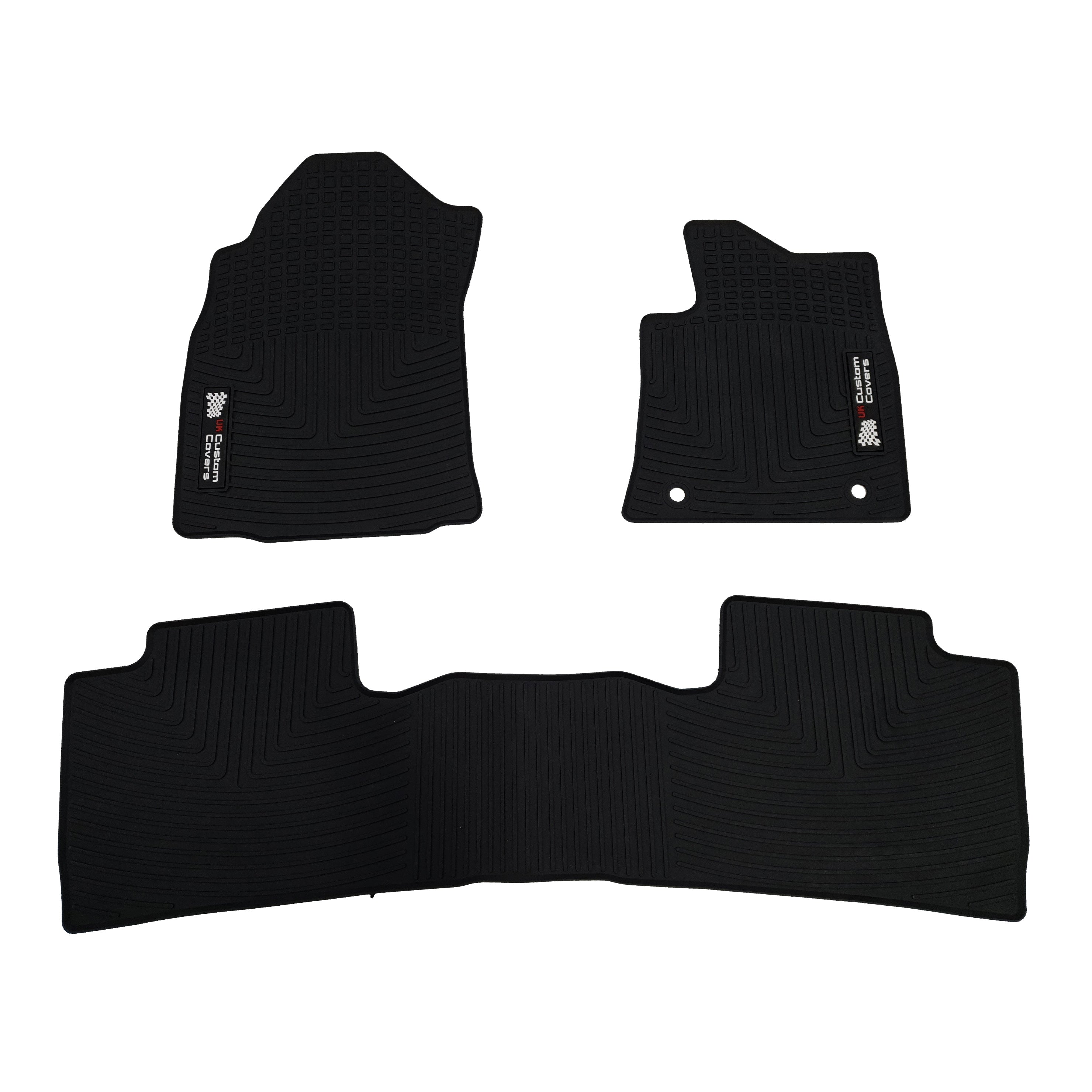 Toyota Hilux Rubber Floor Mats (2011+)