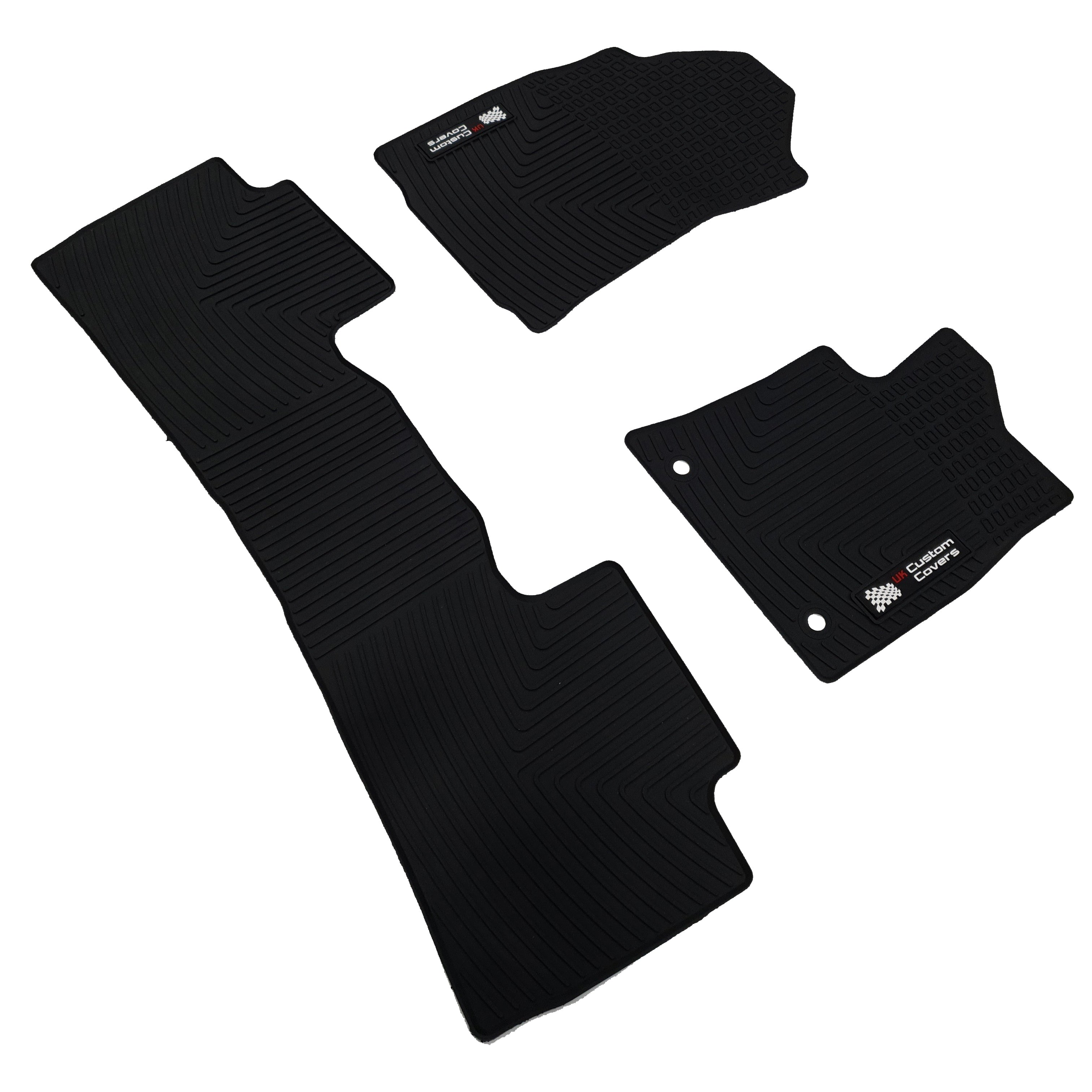 Toyota Hilux Rubber Floor Mats (2011+)