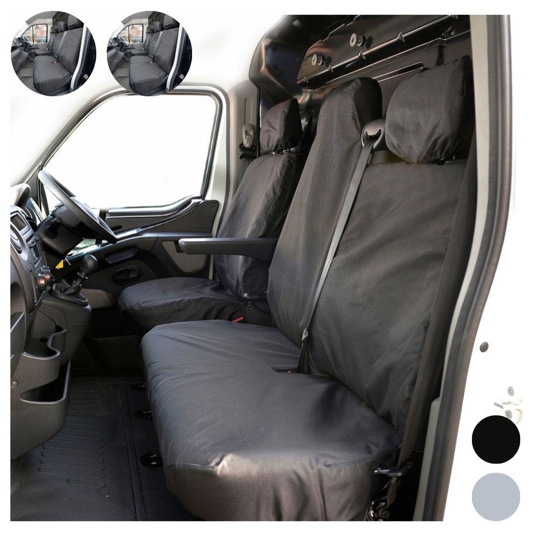 Renault Master ZE Tailored Waterproof Front Seat Covers 2018+