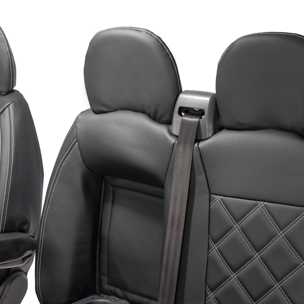Peugeot Boxer Tailored Leatherette Front Seat Covers (2006-2022)