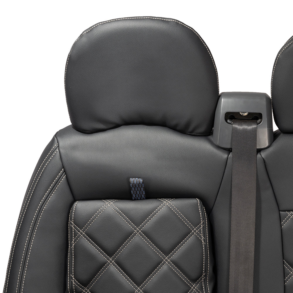 Peugeot Boxer Tailored Leatherette Front Seat Covers (2006-2022)