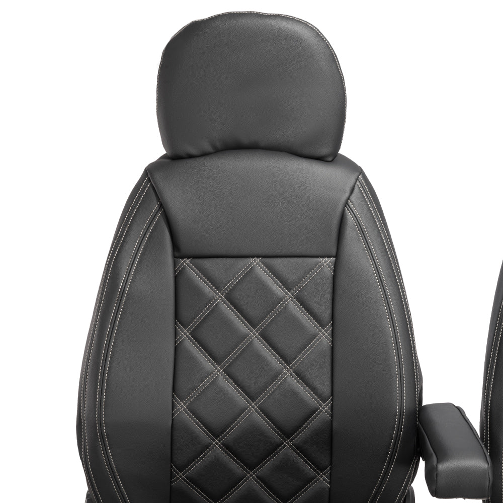 Peugeot Boxer Tailored Leatherette Front Seat Covers (2006-2022)
