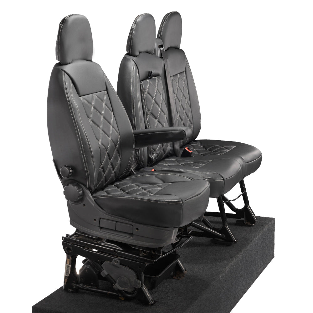 Fiat Ducato Tailored Leatherette Front Seat Covers (2006-2022)
