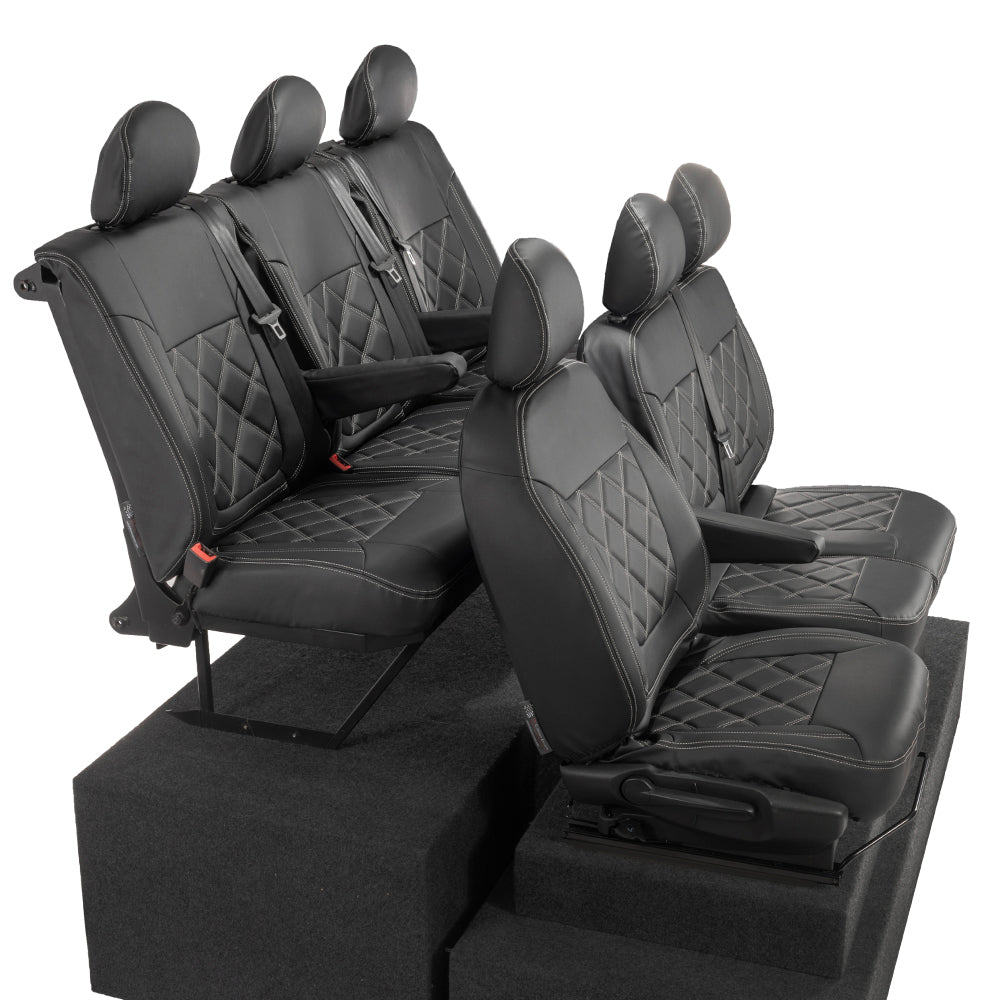 Renault Trafic Tailored Leatherette Seat Covers 2014+