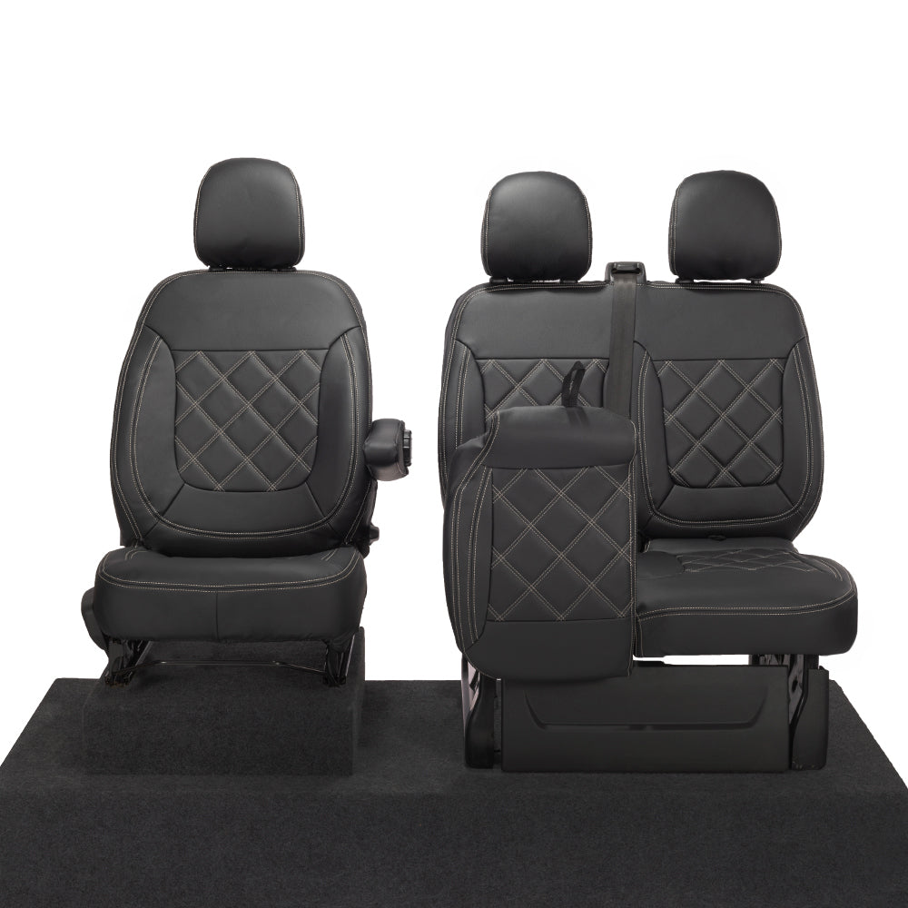 Vauxhall Vivaro Tailored Leatherette Seat Covers 2014+