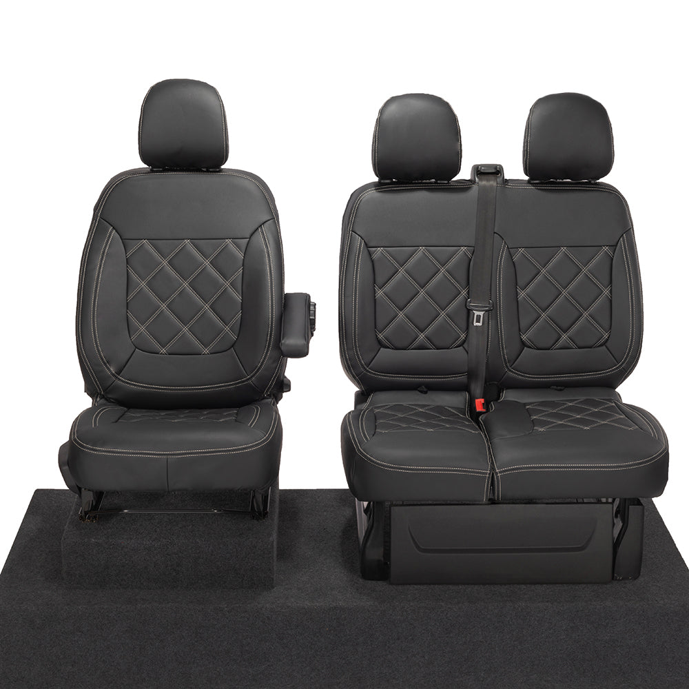 Vauxhall Vivaro Tailored Leatherette Seat Covers 2014+
