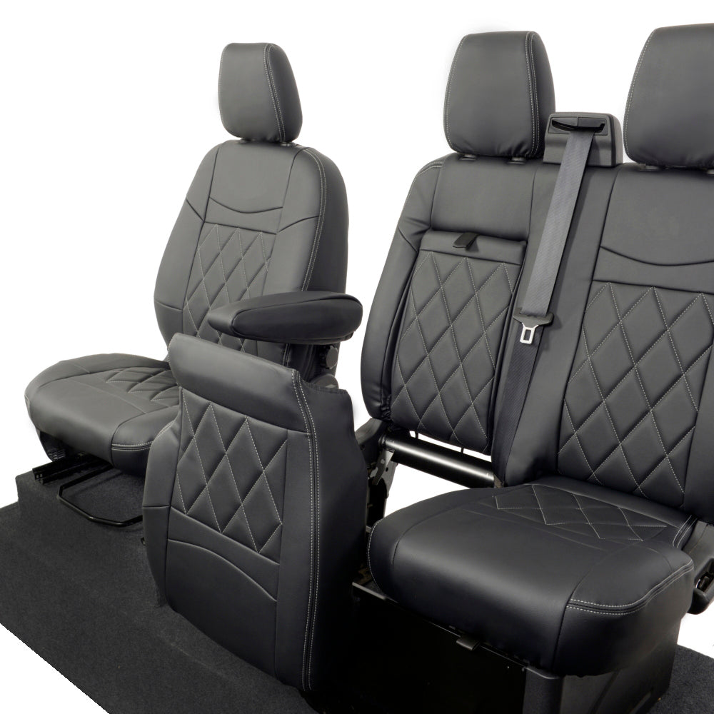 Ford Transit Custom Tailored Leatherette Seat Covers (2013-2023)