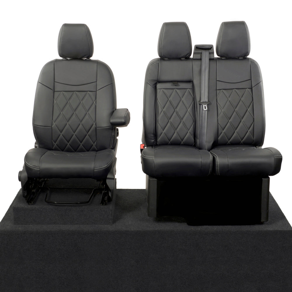 Ford Transit Custom Tailored Leatherette Seat Covers (2013-2023)