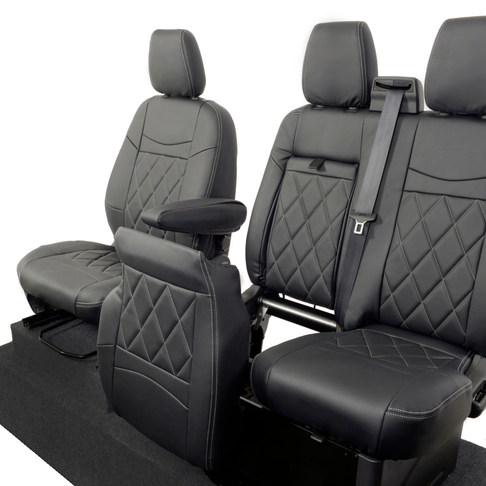 Ford Transit Custom Tailored Leatherette Seat Covers (2013-2023)
