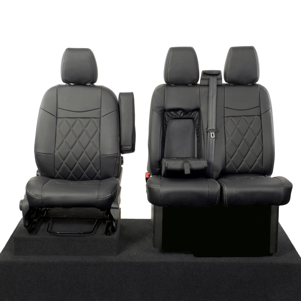 Ford Transit Custom Tailored Leatherette Seat Covers (2013-2023)