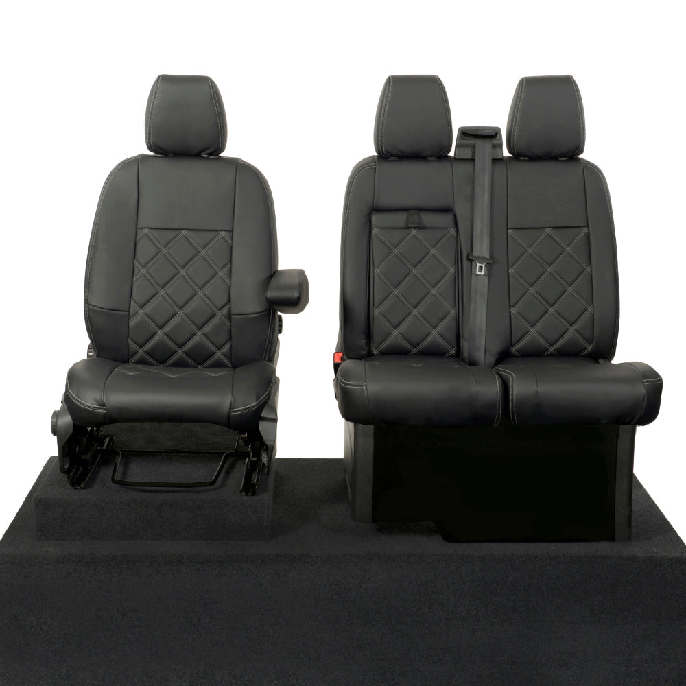 Ford Transit Custom Tailored Leatherette Seat Covers (2013-2023)