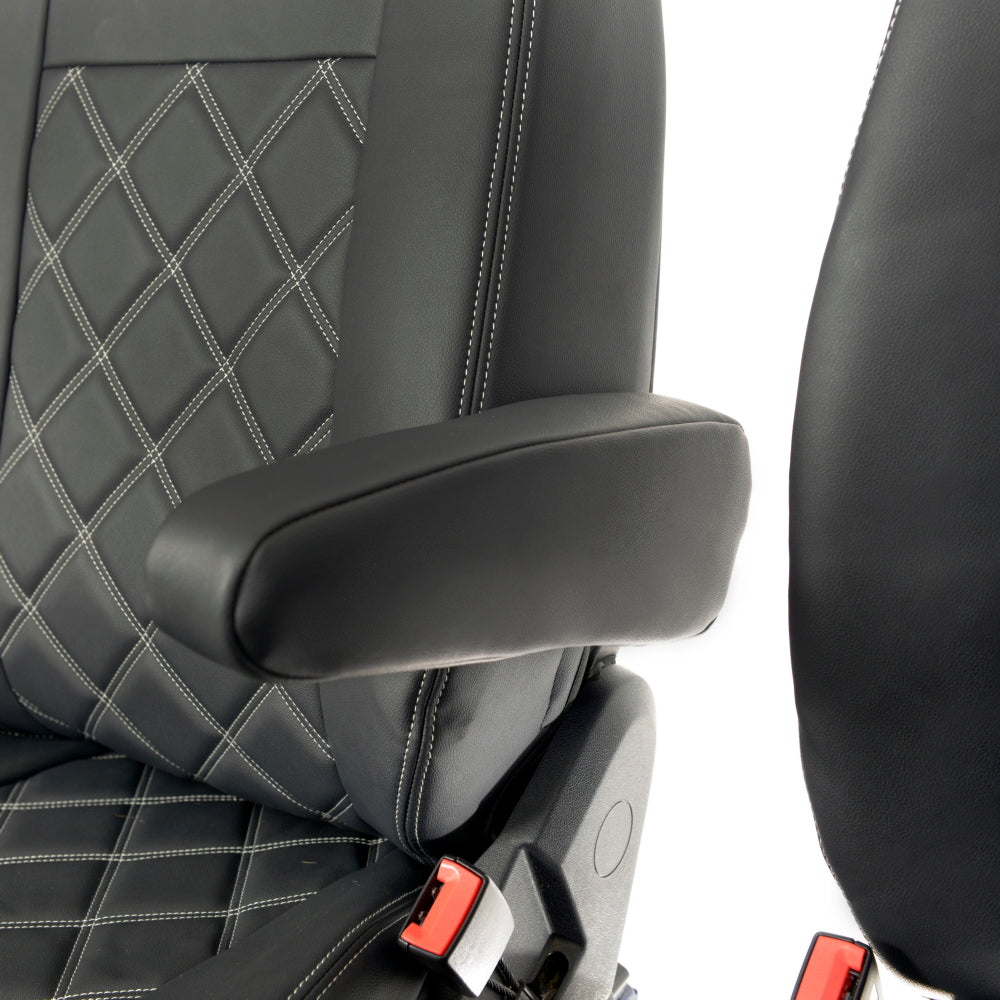 Mercedes Sprinter Van Tailored Leatherette Seat Covers 2006+