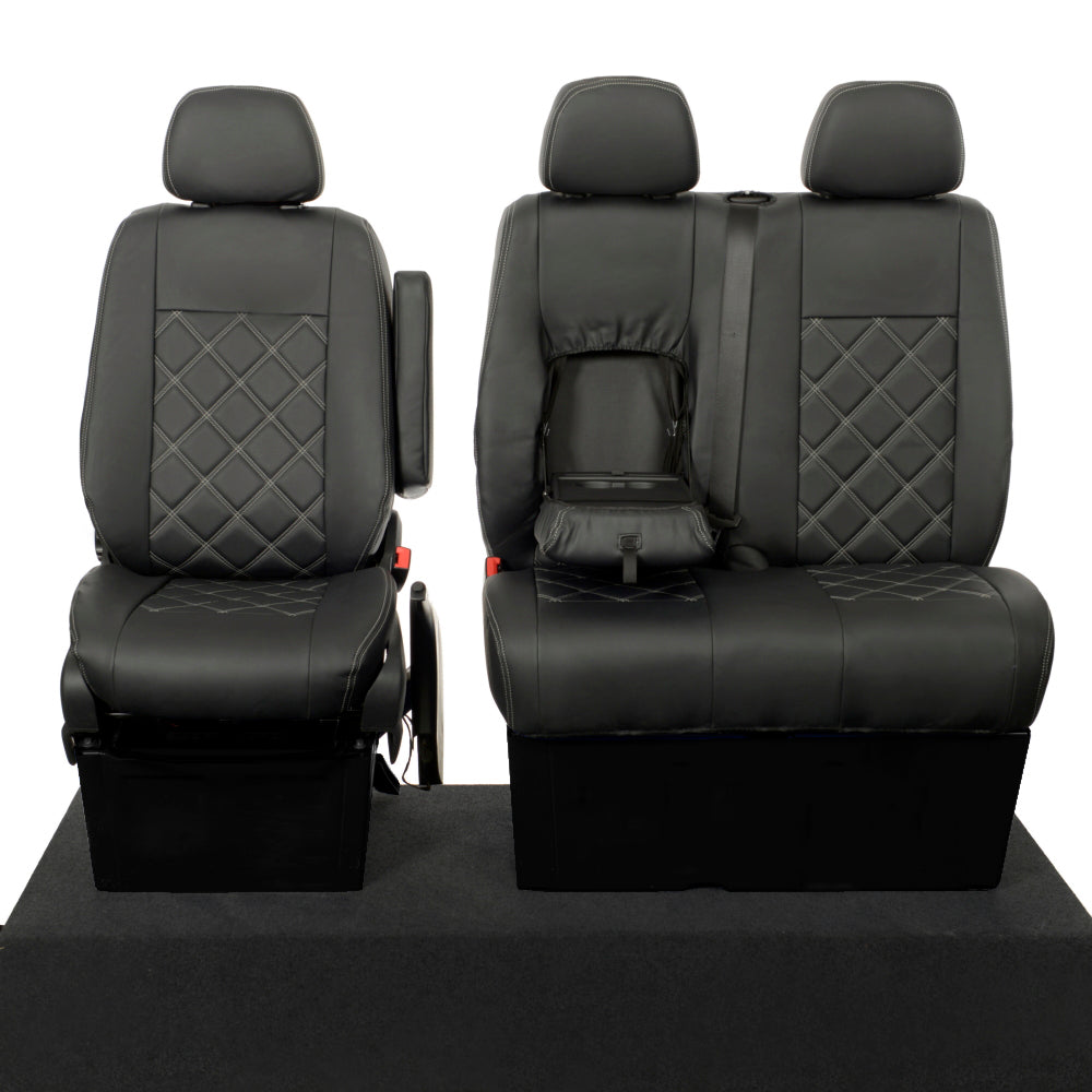 Mercedes Sprinter Van Tailored Leatherette Seat Covers 2006+