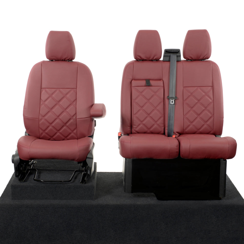 Ford Transit Custom Tailored Leatherette Seat Covers (2013-2023)